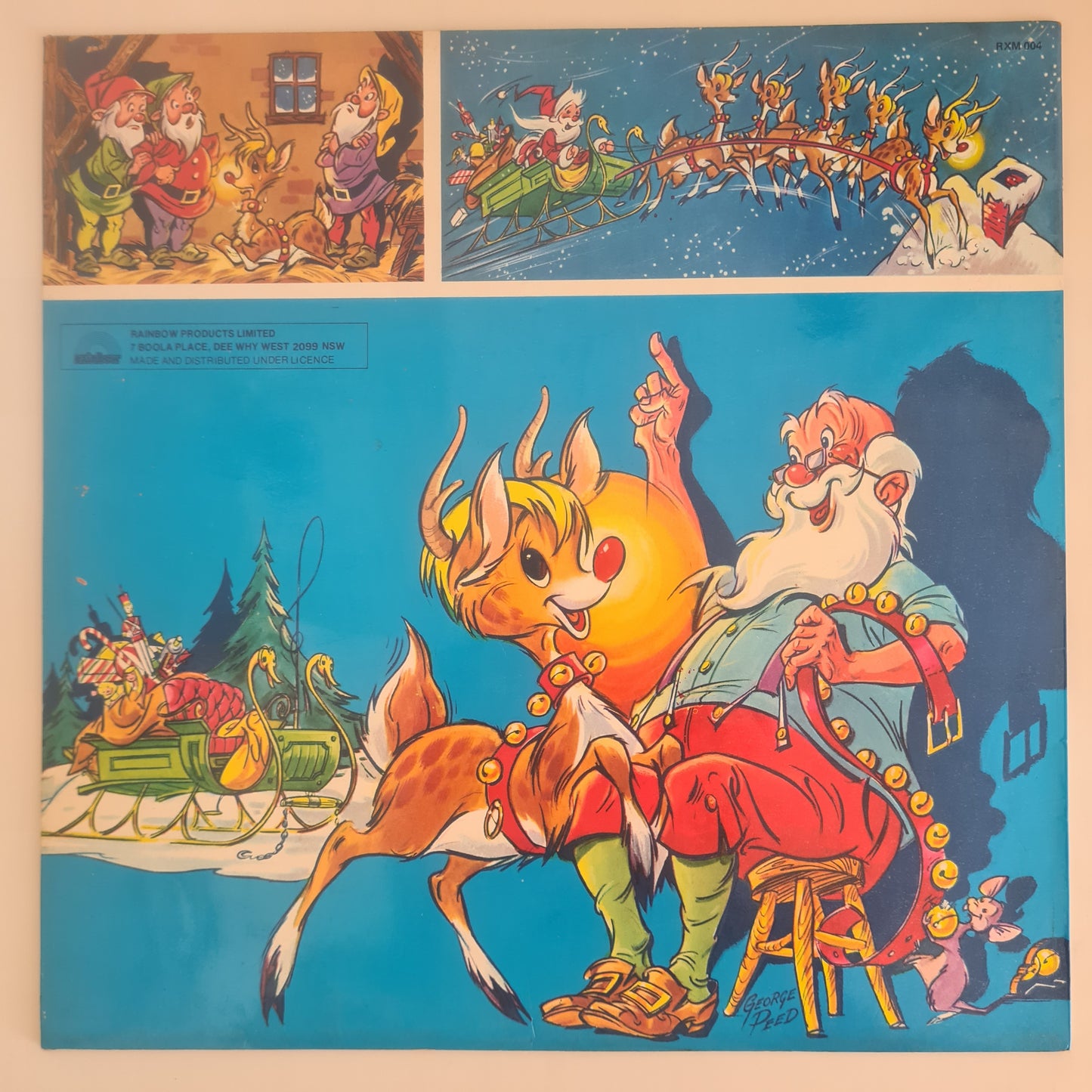 The Peppermint Candy Kids – Rudolph The Red Nosed Reindeer - 1972 (Australian Pressing) - Vinyl Record LP