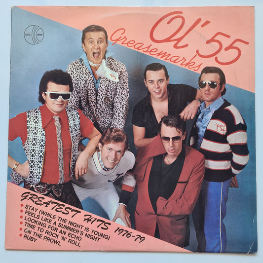 Ol'55 – Greasemarks: Greatest Hits 76-79 - 1980 - Vinyl Record LP