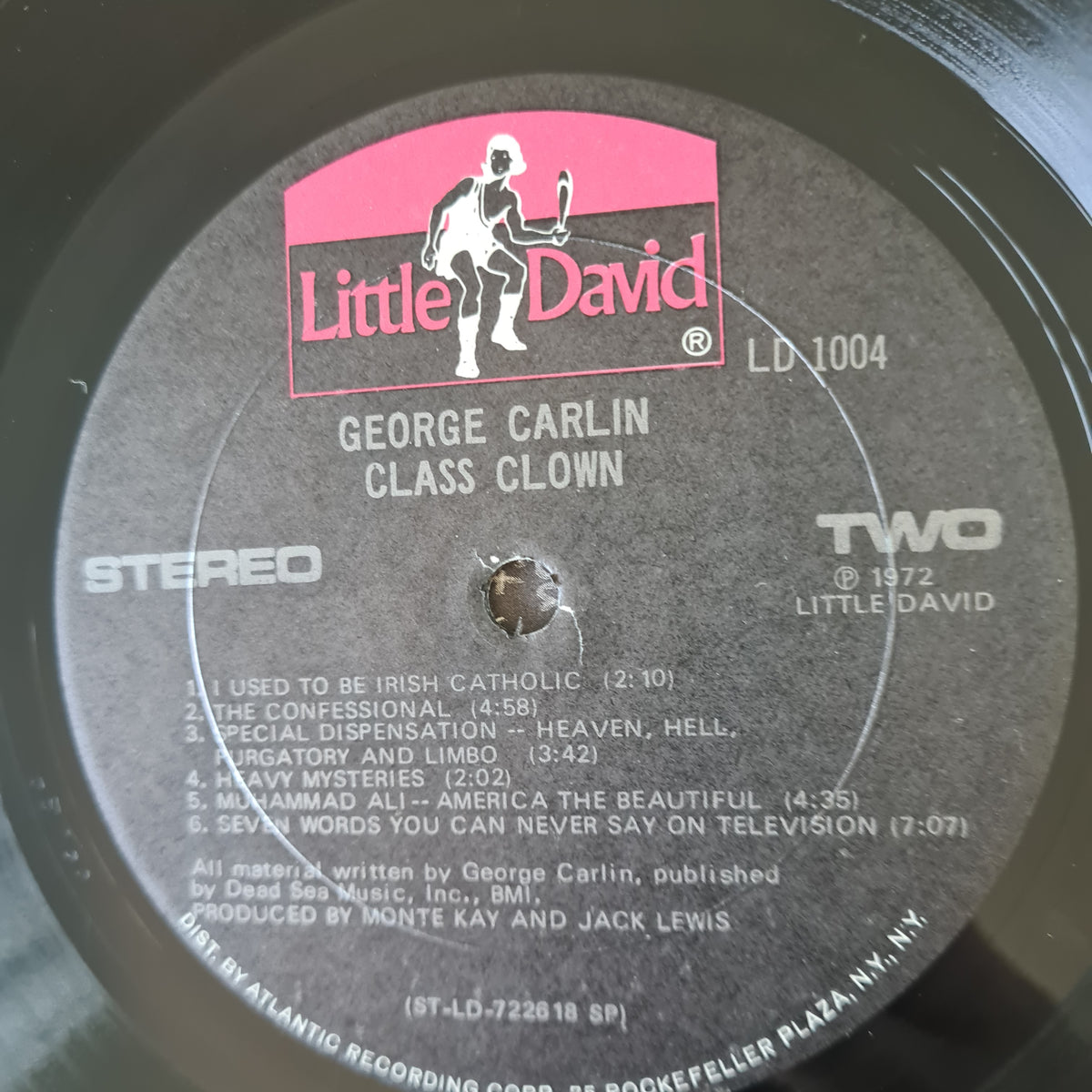 George Carlin – Class Clown - 1972 - Vinyl Record LP