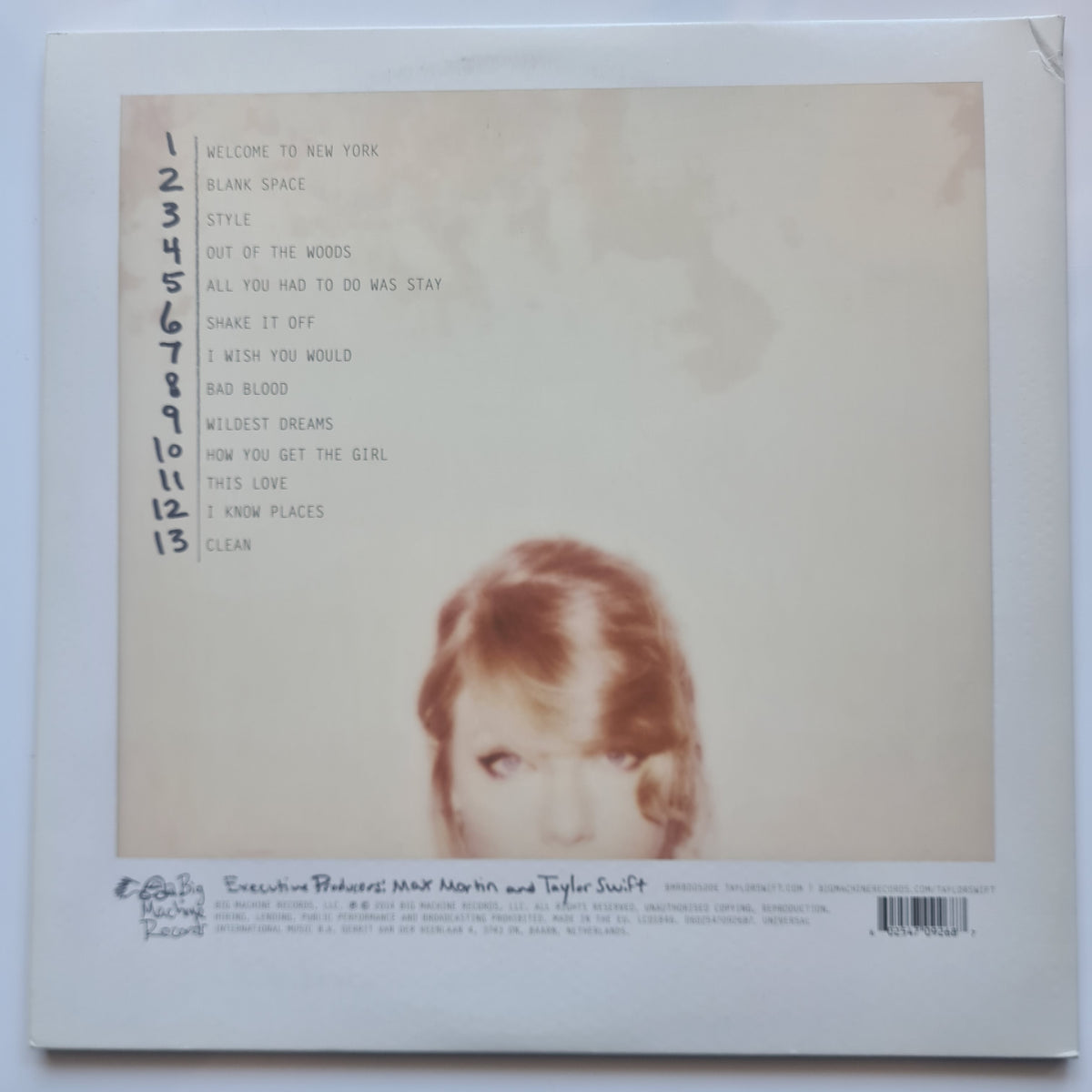 Taylor Swift – 1989 - 2014 (European Pressing) - Vinyl Record LP