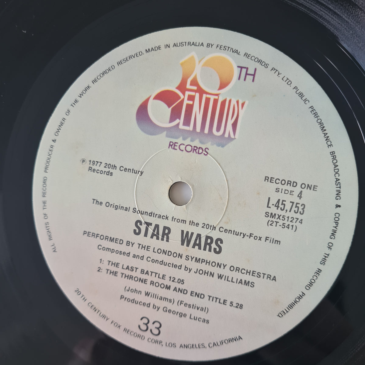 John Williams & The London Symphony Orchestra – Star Wars - 1977 (First Australian Pressing) - Vinyl Record 2LP