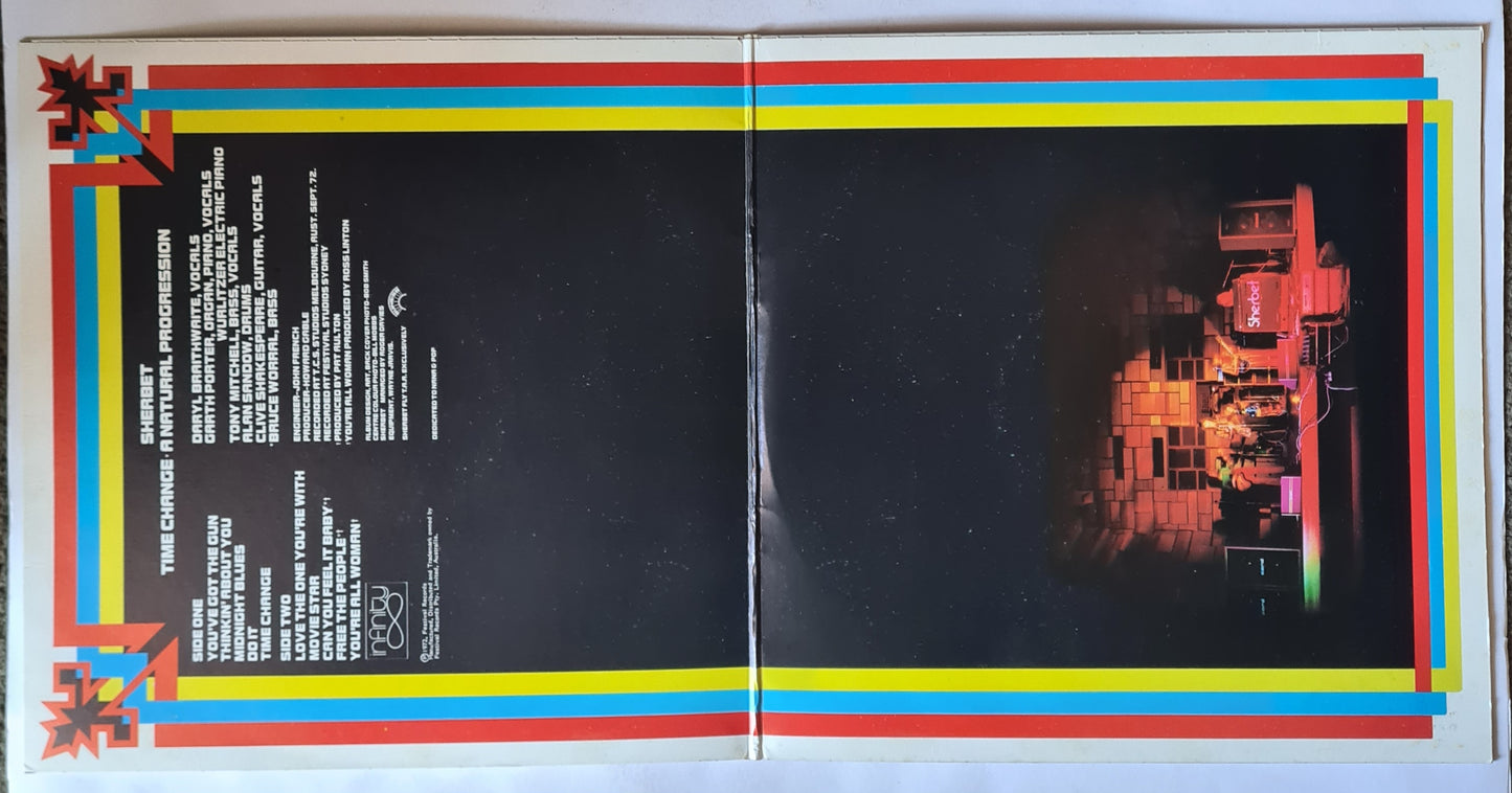 Sherbet – Time Change A Natural Progression- 1972 (Gatefold) - Vinyl Record LP