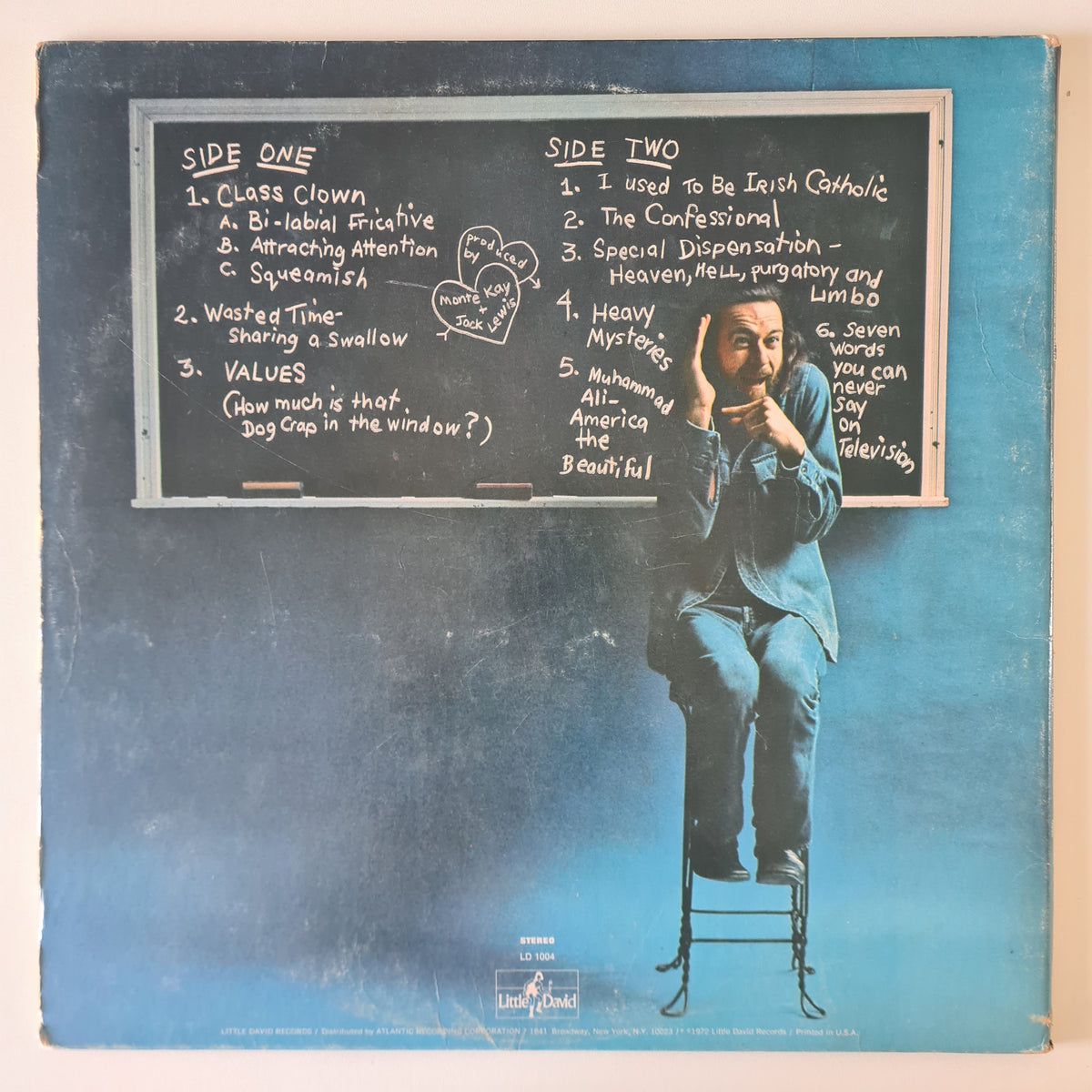 George Carlin – Class Clown - 1972 - Vinyl Record LP