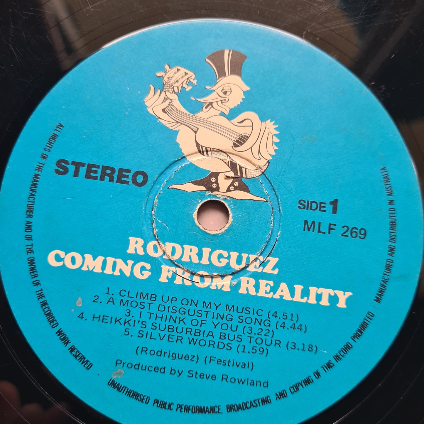 Rodriguez – Coming From Reality - 1979 (Australian Pressing) - Vinyl Record LP