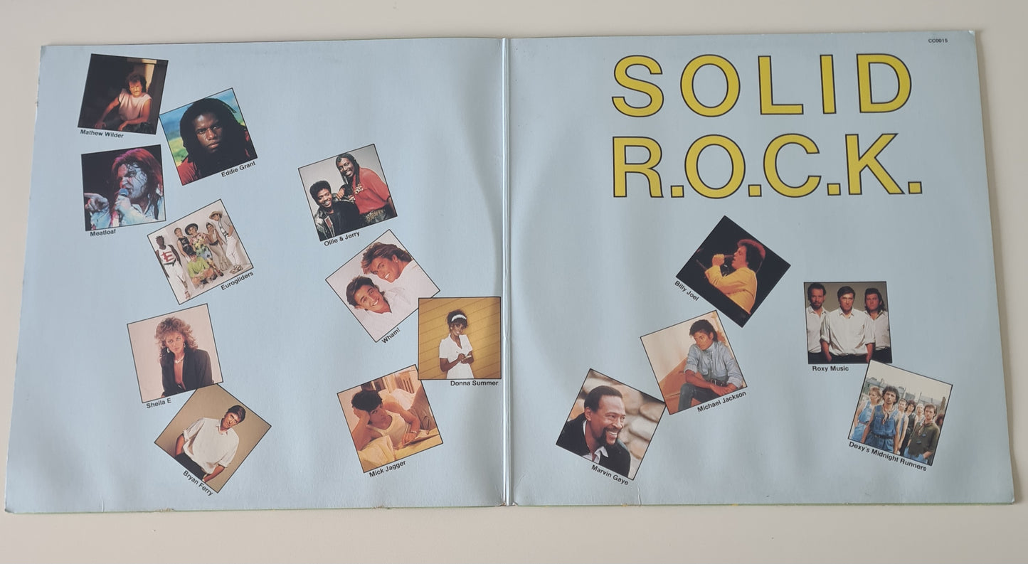 Various Artists – Solid R.O.C.K. - 1985 (Australian Only Pressing) - Vinyl Record 2LP (near mint)
