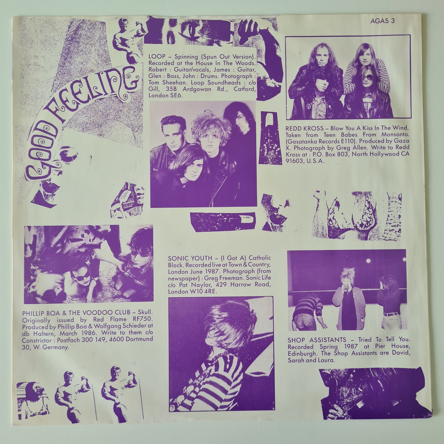 Various Artists (Indie Artists) - Good Feeling - 1989 - Vinyl Record LP (RARE UK Only Release)