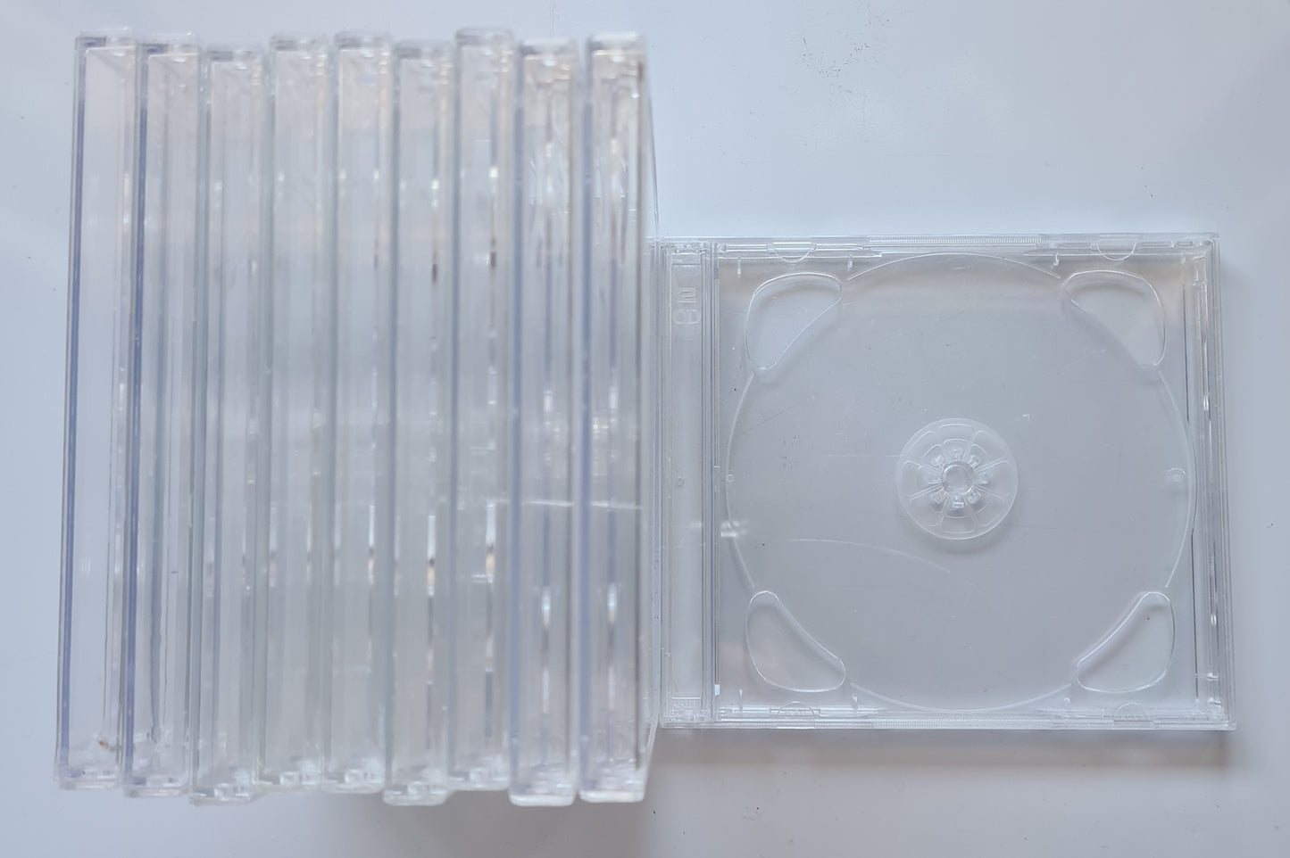 2CD Dual Jewel Cases – Clear Tray - Variant 2 (Pack of 10) – Free Postage