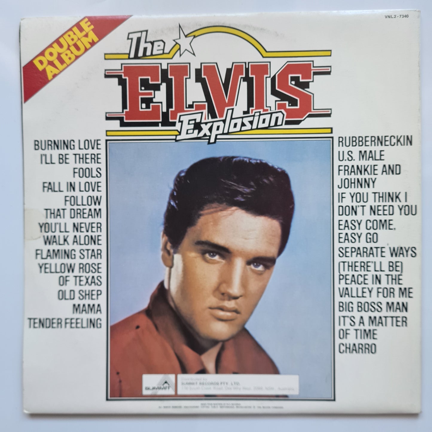 Elvis Presley – The Elvis Explosion - Unknown Year (Australian Only Pressing) - Vinyl Record 2LP