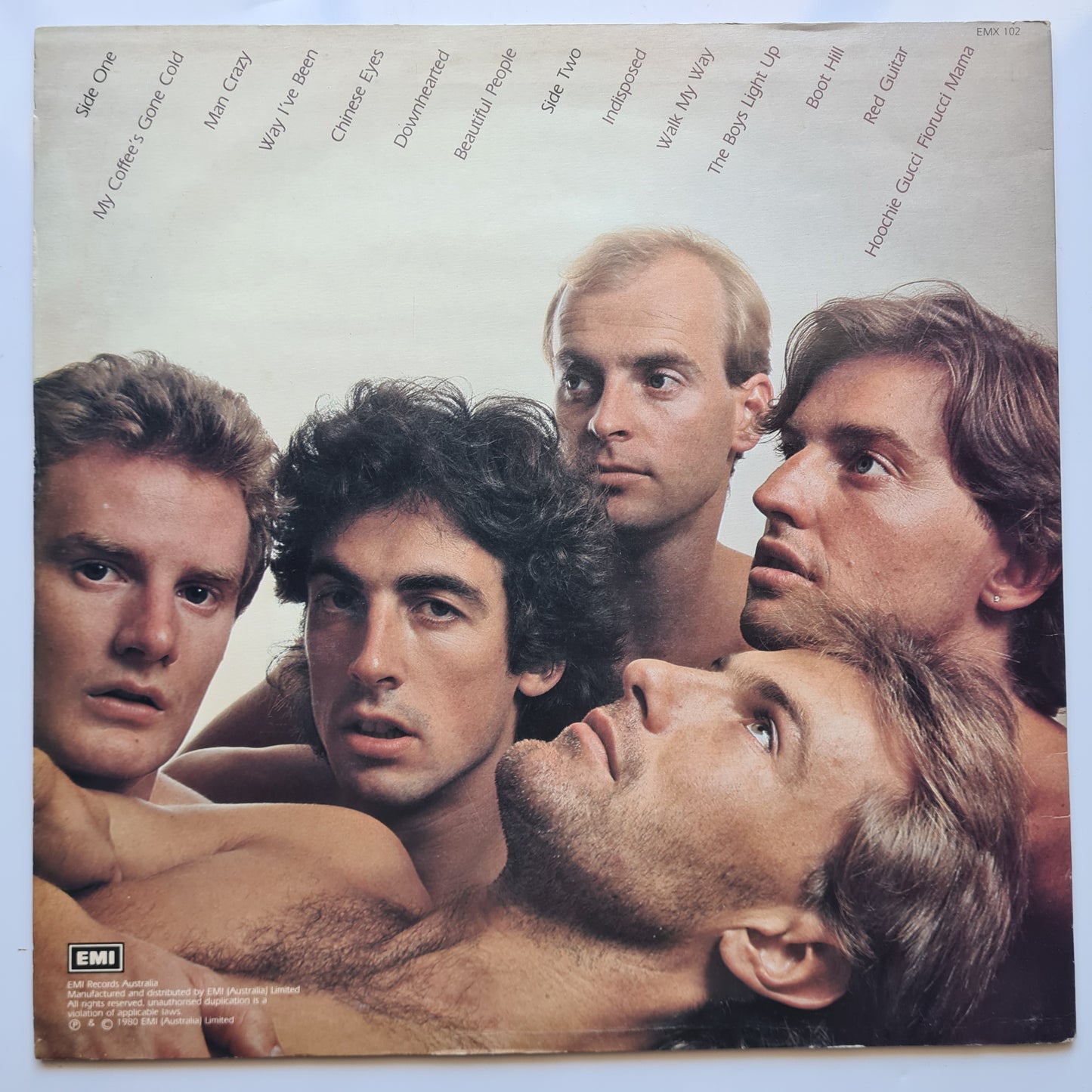 Australian Crawl – The Boys Light Up - 1980 - Vinyl Record LP (near mint)