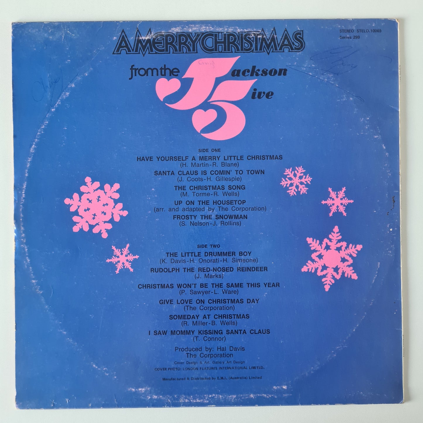 The Jackson 5 – A Merry Christmas From The Jackson 5 - 1970 (1973 Australian Pressing) - Vinyl Record LP