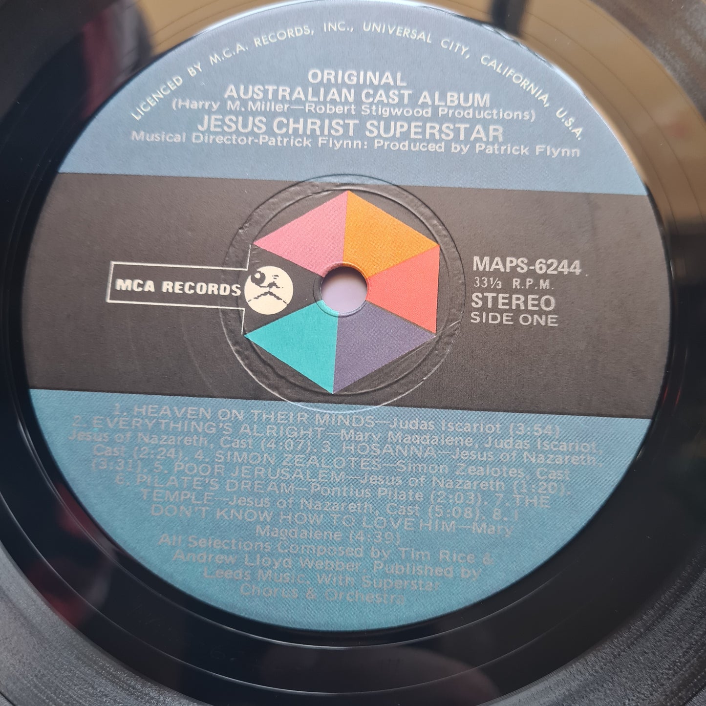 Various – Jesus Christ Superstar (Original Australian Cast Recording) - 1972 (1st Pressing) - Vinyl Record LP
