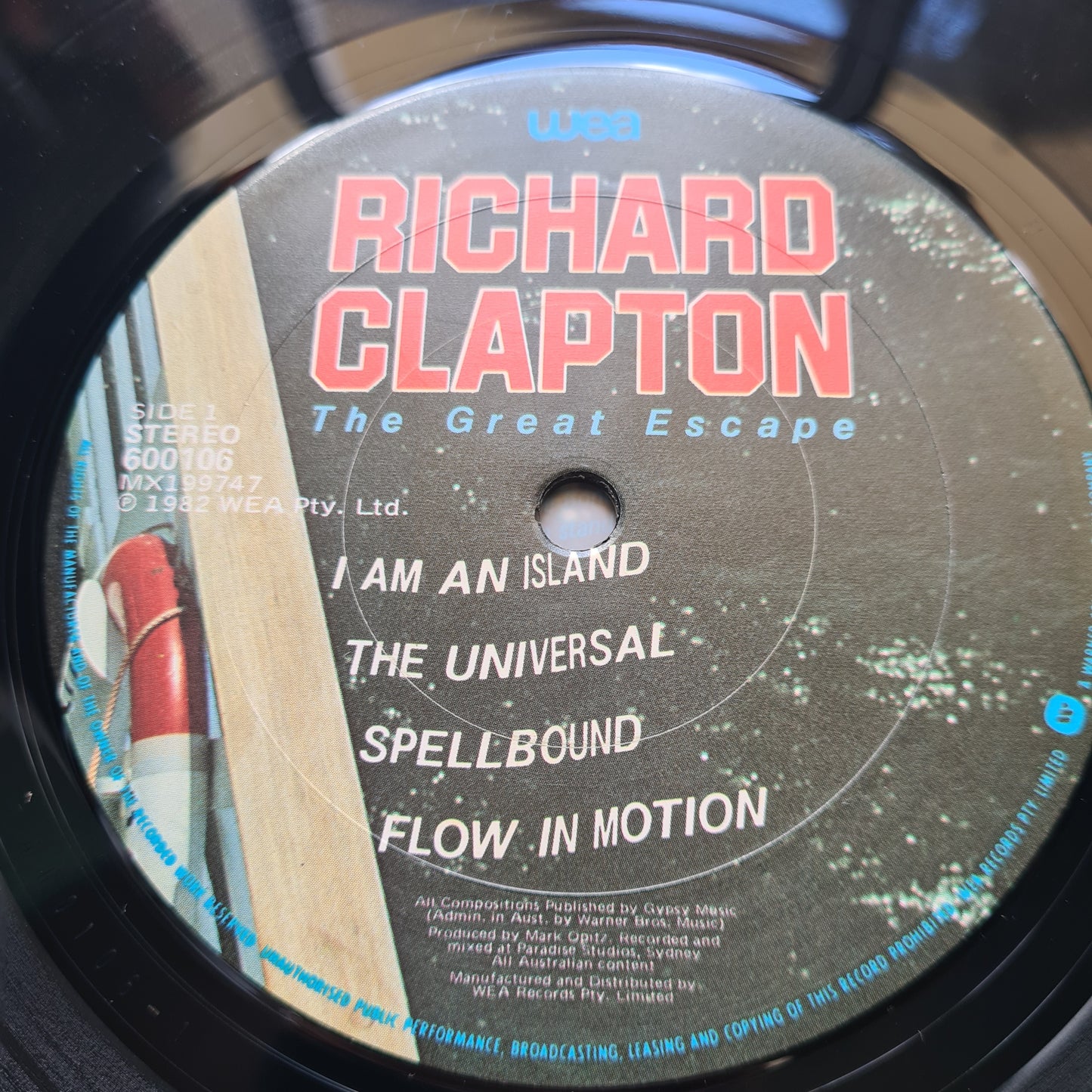 Richard Clapton – The Great Escape - 1982 - Vinyl Record LP