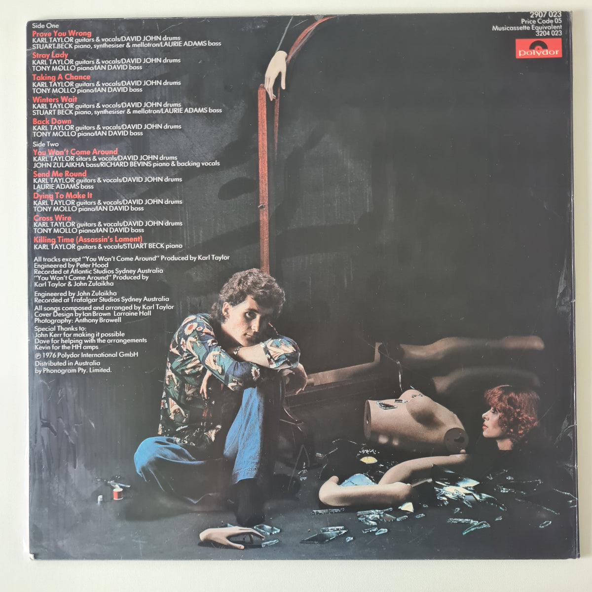 Karl Taylor (ex Buffalo) – Taylor Maid - 1976 - Vinyl Record LP