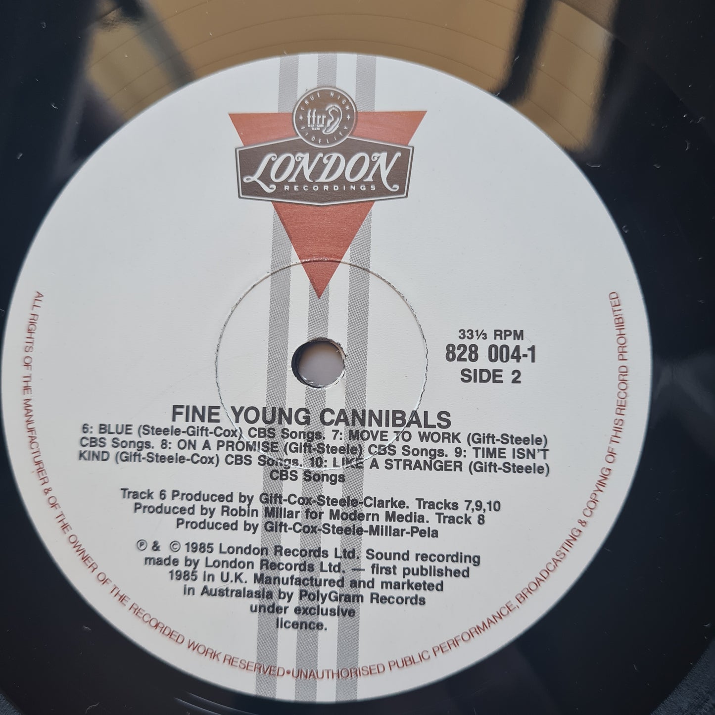 Fine Young Cannibals – Fine Young Cannibals - 1985 - Vinyl Record LP