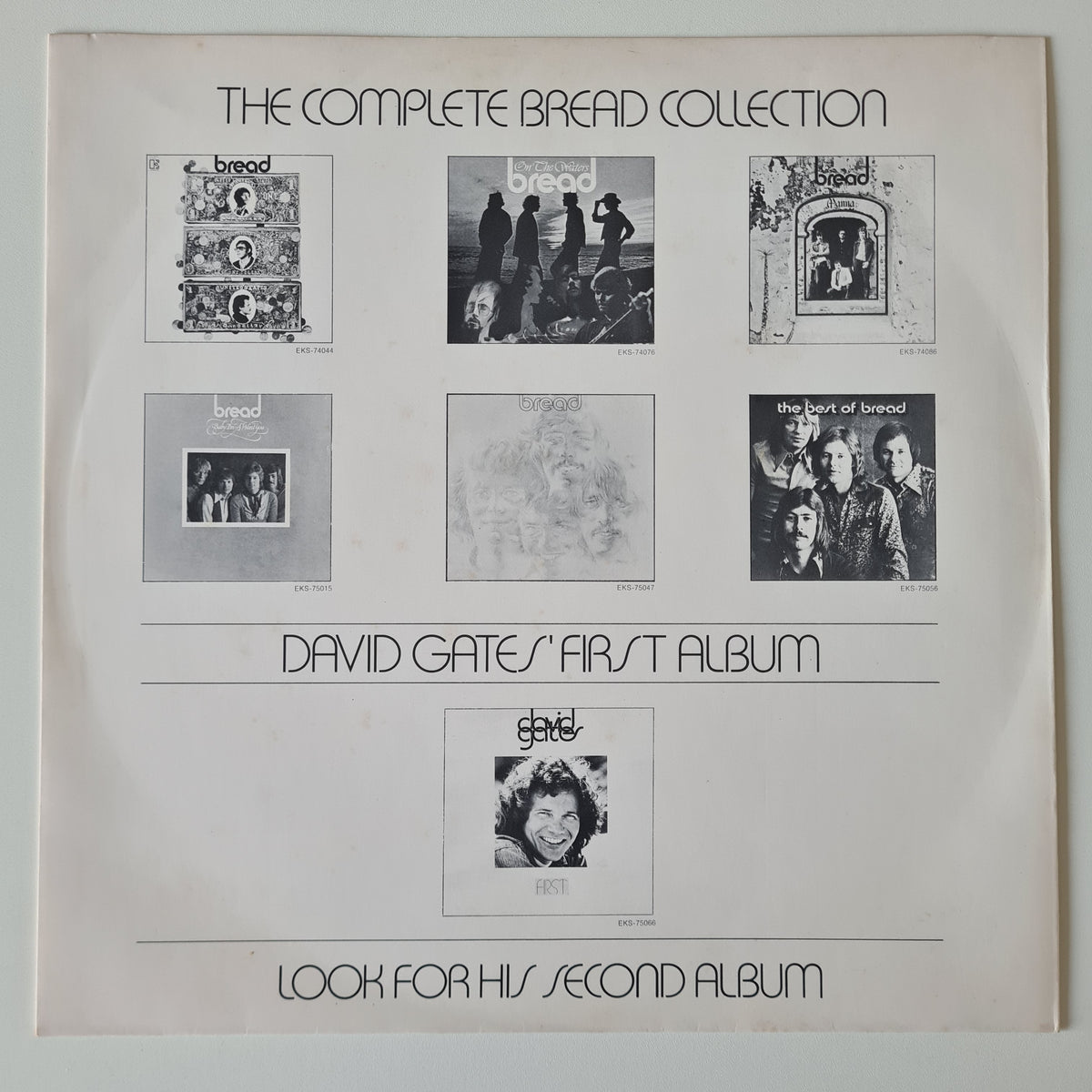 Bread – The Best Of Bread Volume One & Two - 1973/1974 - Vinyl Record 2LP