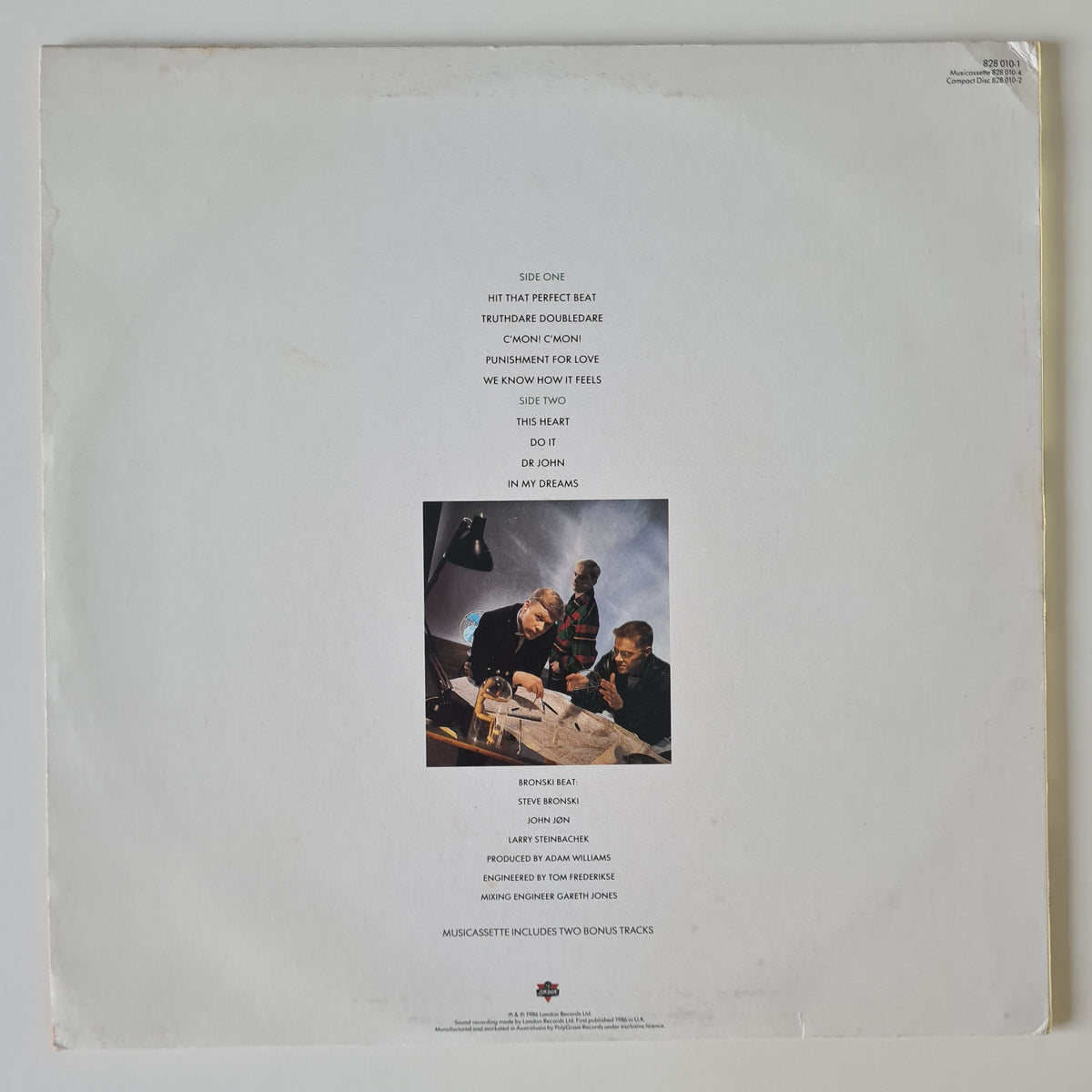Bronski Beat – Truthdare Doubledare - 1986 (UK Pressing) - Vinyl Record LP (Green Embossed Cover)