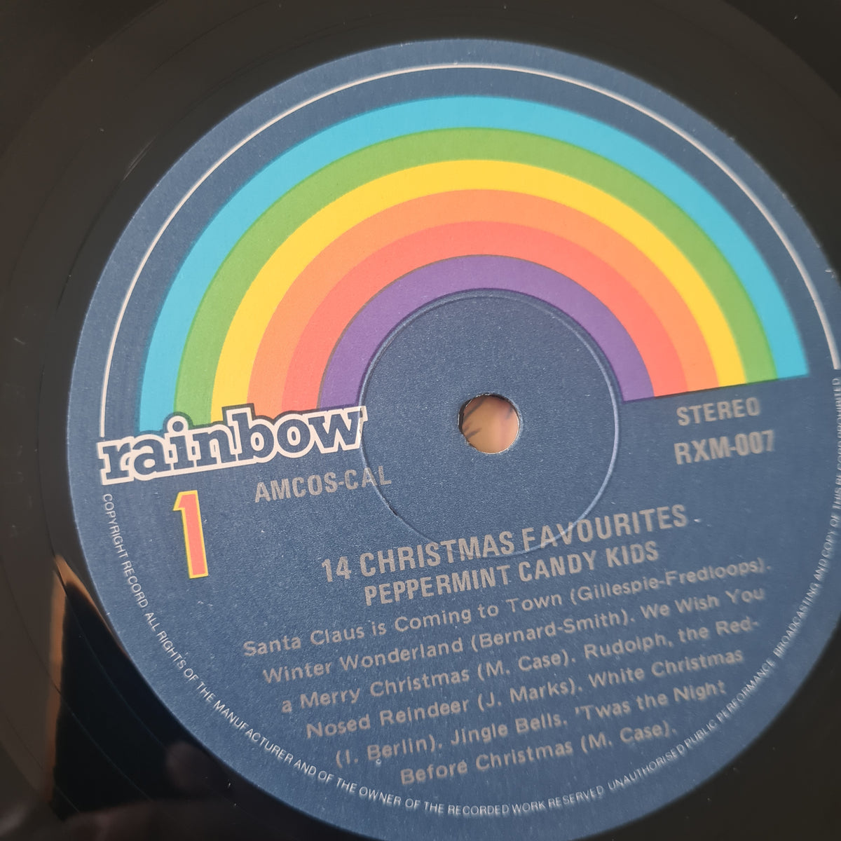 The Peppermint Candy Kids – 14 Christmas Favourites - 1970's (Australian Pressing) - Vinyl Record LP