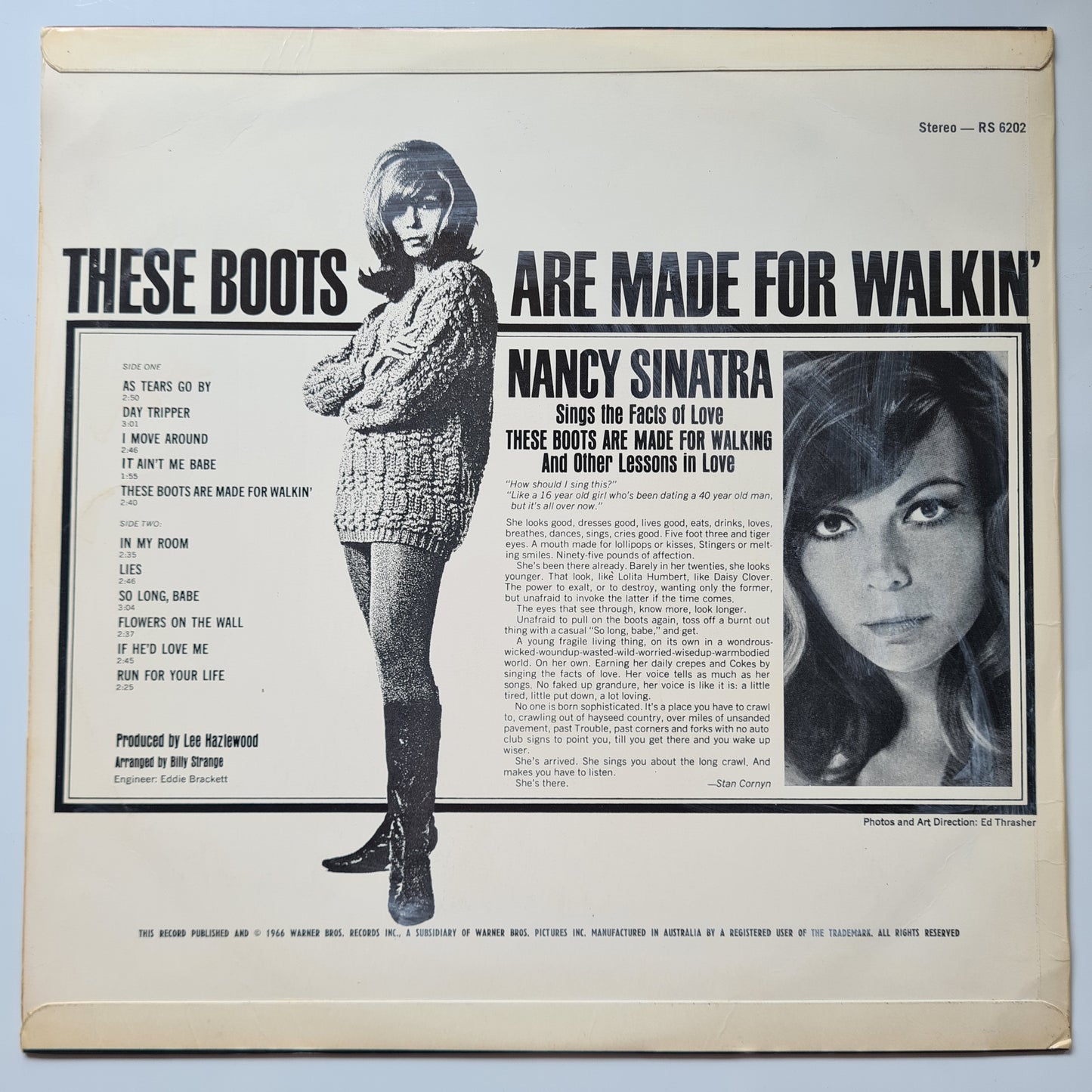 Nancy Sinatra – Boots - 1966 - Vinyl Record LP