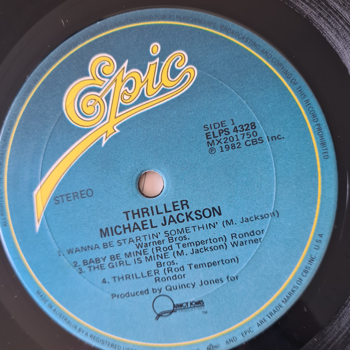 Michael Jackson – Thriller - 1982 (Australian Pressing) - Vinyl Record LP