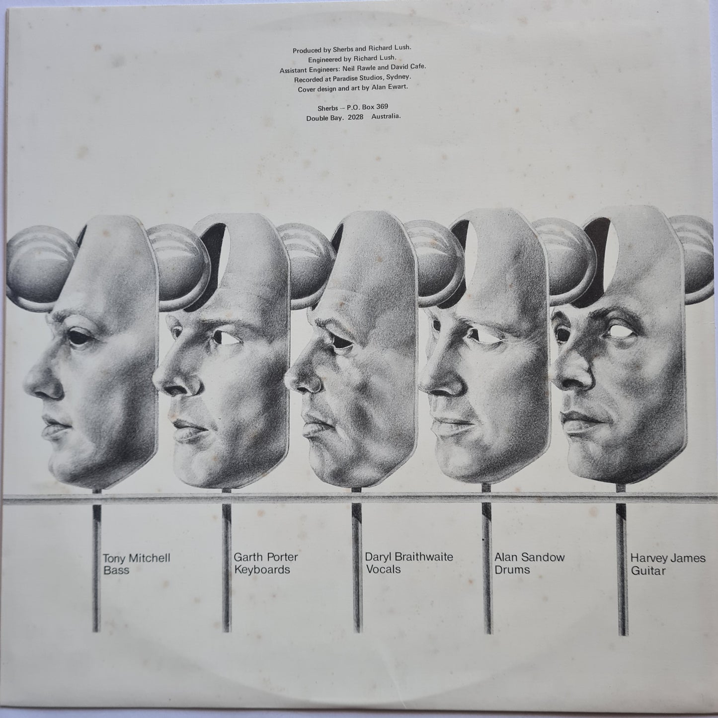 Sherbs (Sherbet) – The Skill - 1980 (Australian pressing)- Vinyl Record LP