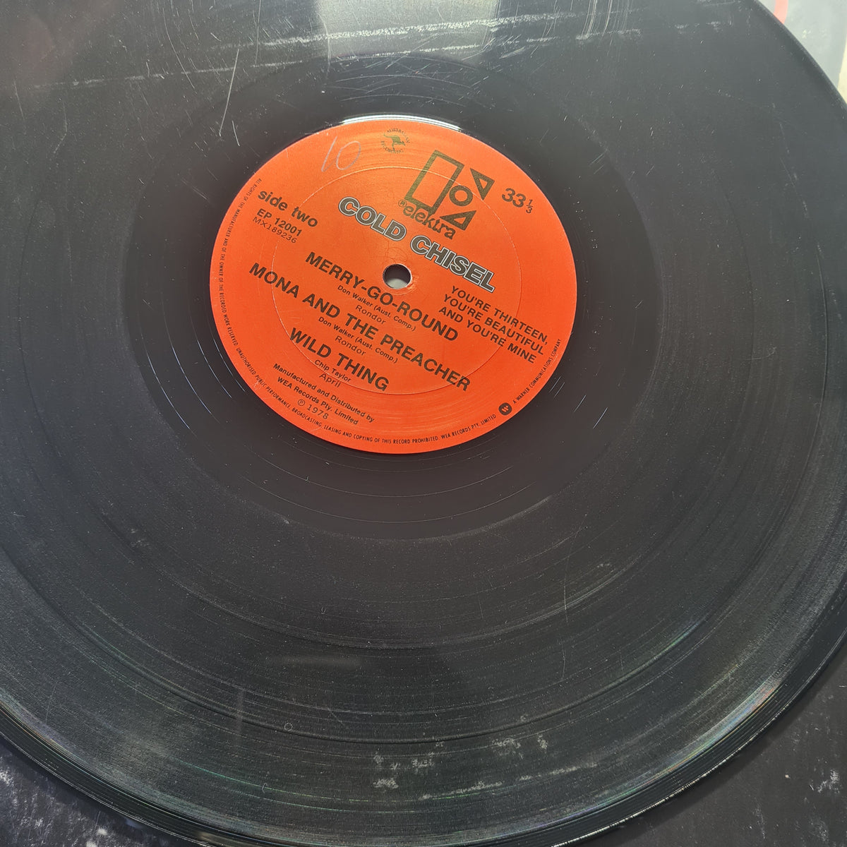 Cold Chisel – You're Thirteen, You're Beautiful And You're Mine - 1978 - Vinyl Record EP