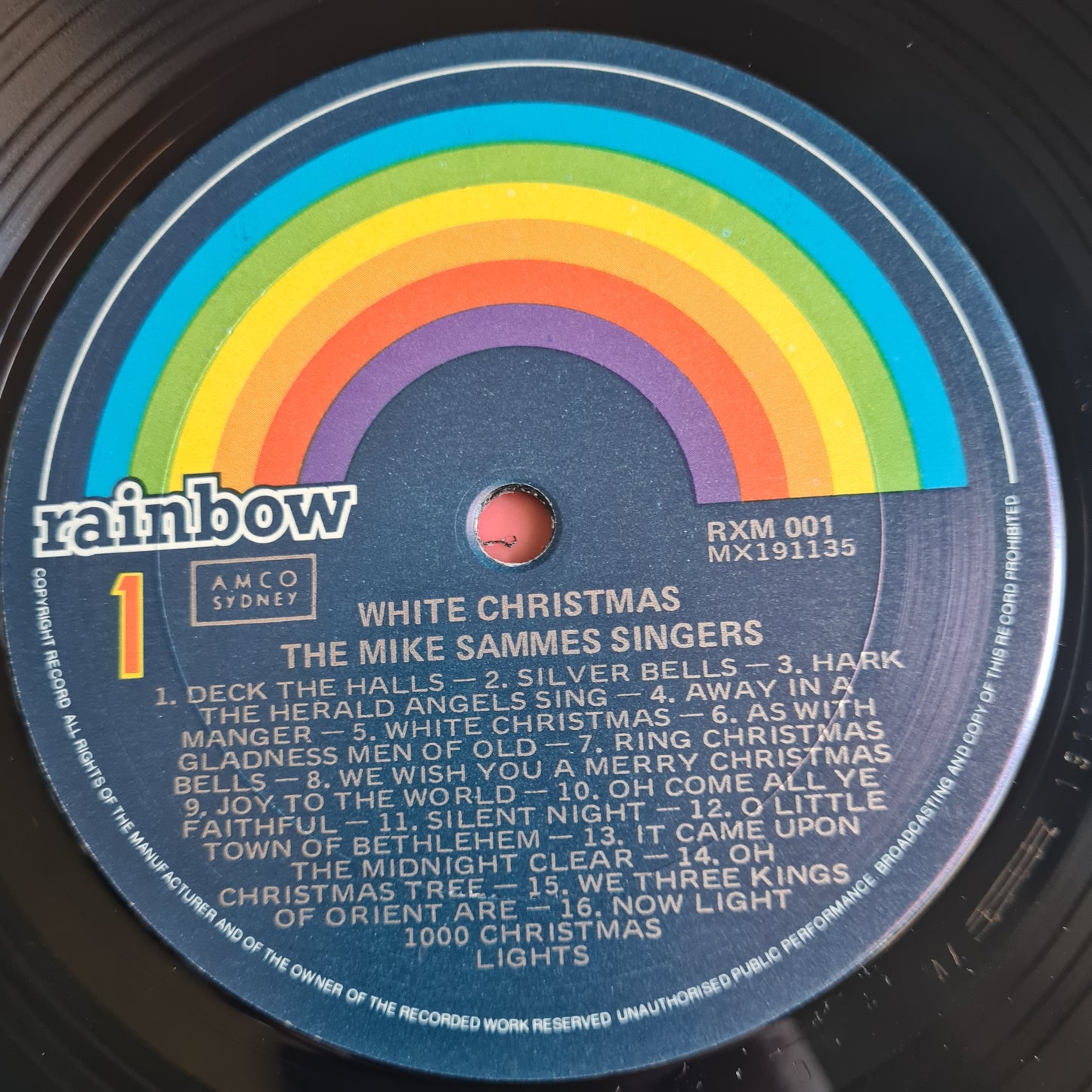 The Mike Sammes Singers With Organ And Chimes – White Christmas - 1969 - Vinyl Record LP