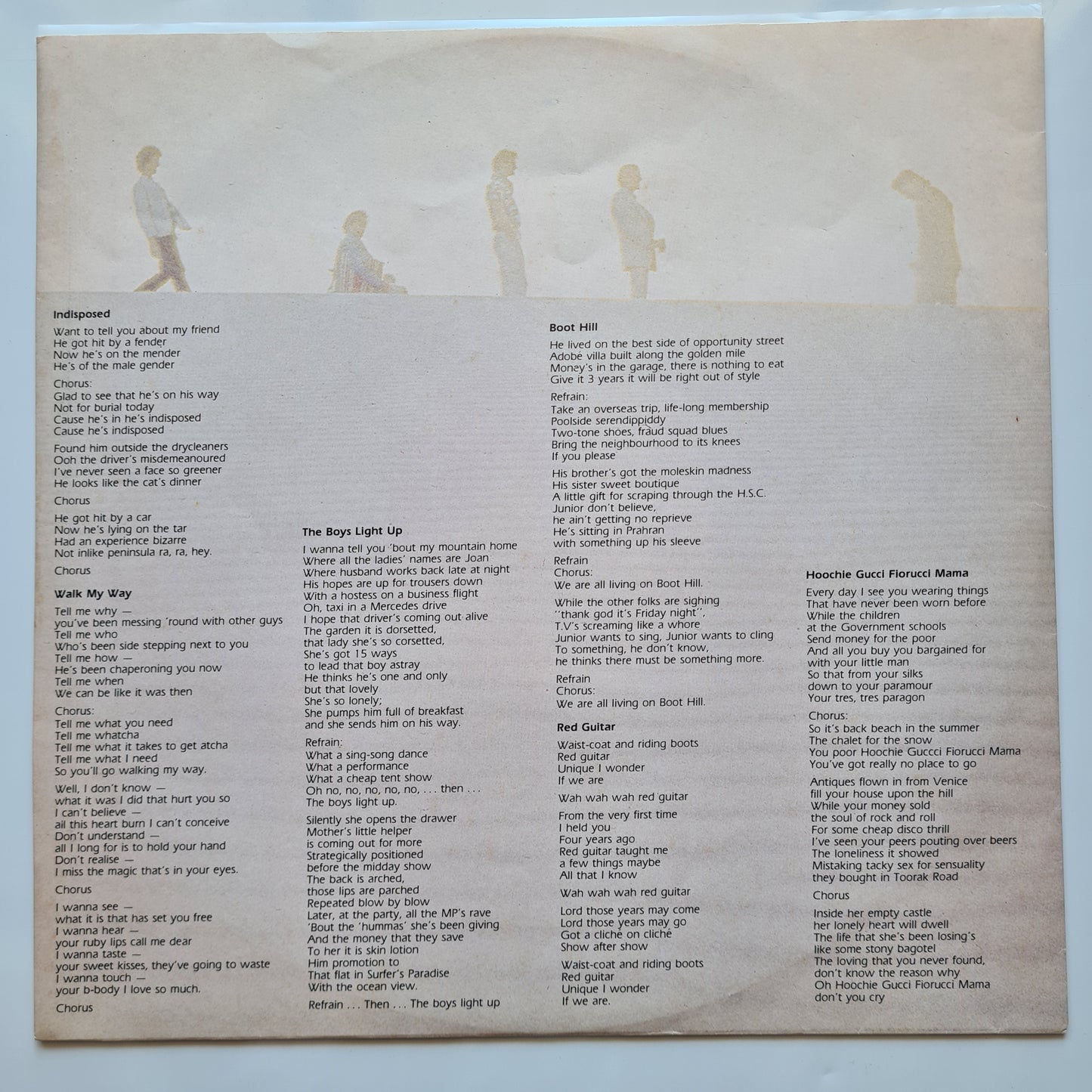 Australian Crawl – The Boys Light Up - 1980 - Vinyl Record LP (near mint)