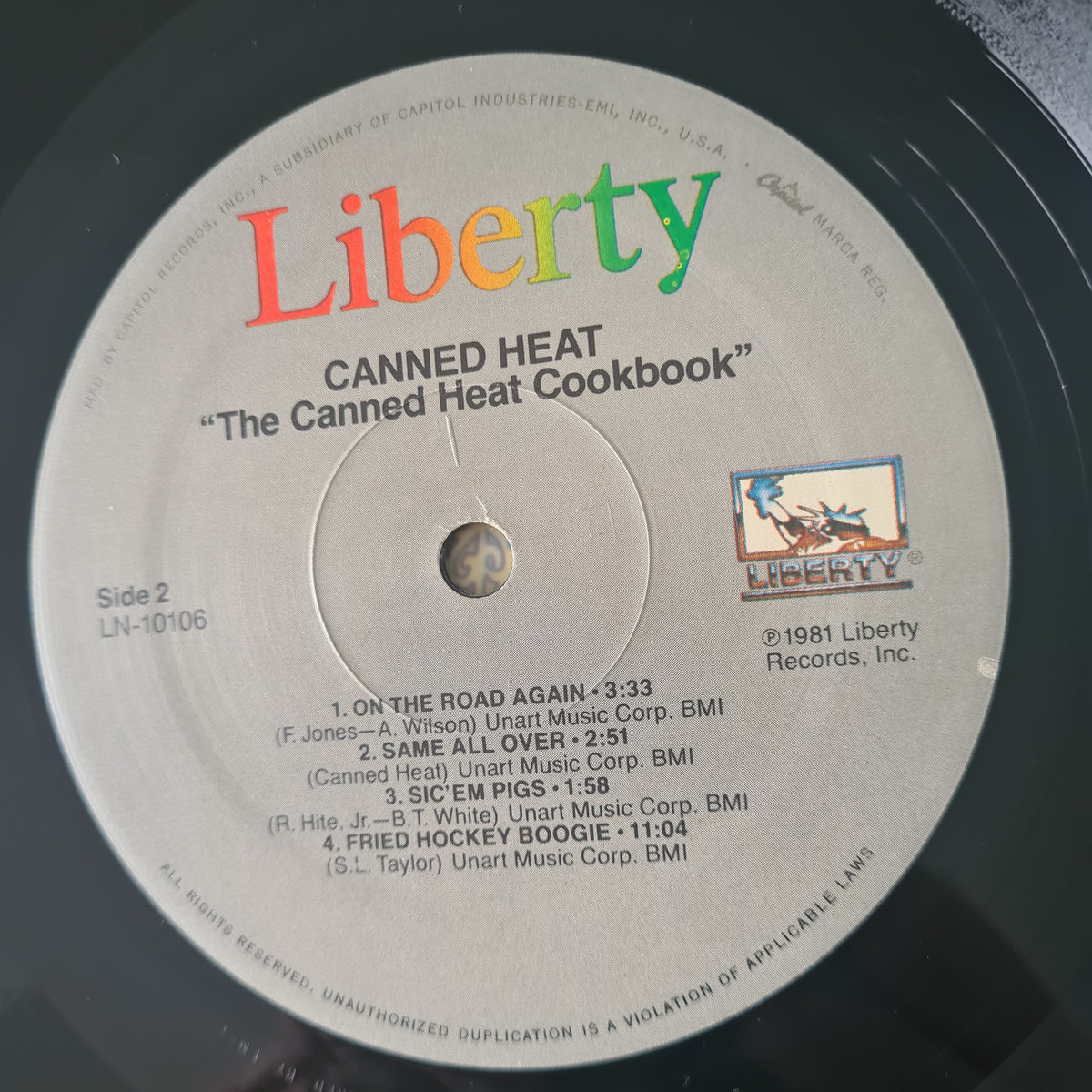 Canned Heat – The Canned Heat Cook Book (The Best Of Canned Heat) - 1969 (80's US Reissue) - Vinyl Record LP