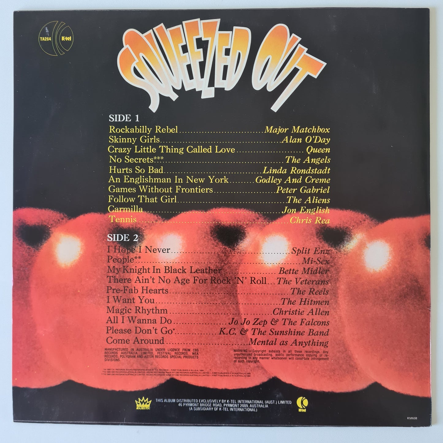 Various Artists - Squeezed Out - 1980 - Vinyl Record LP (near mint)