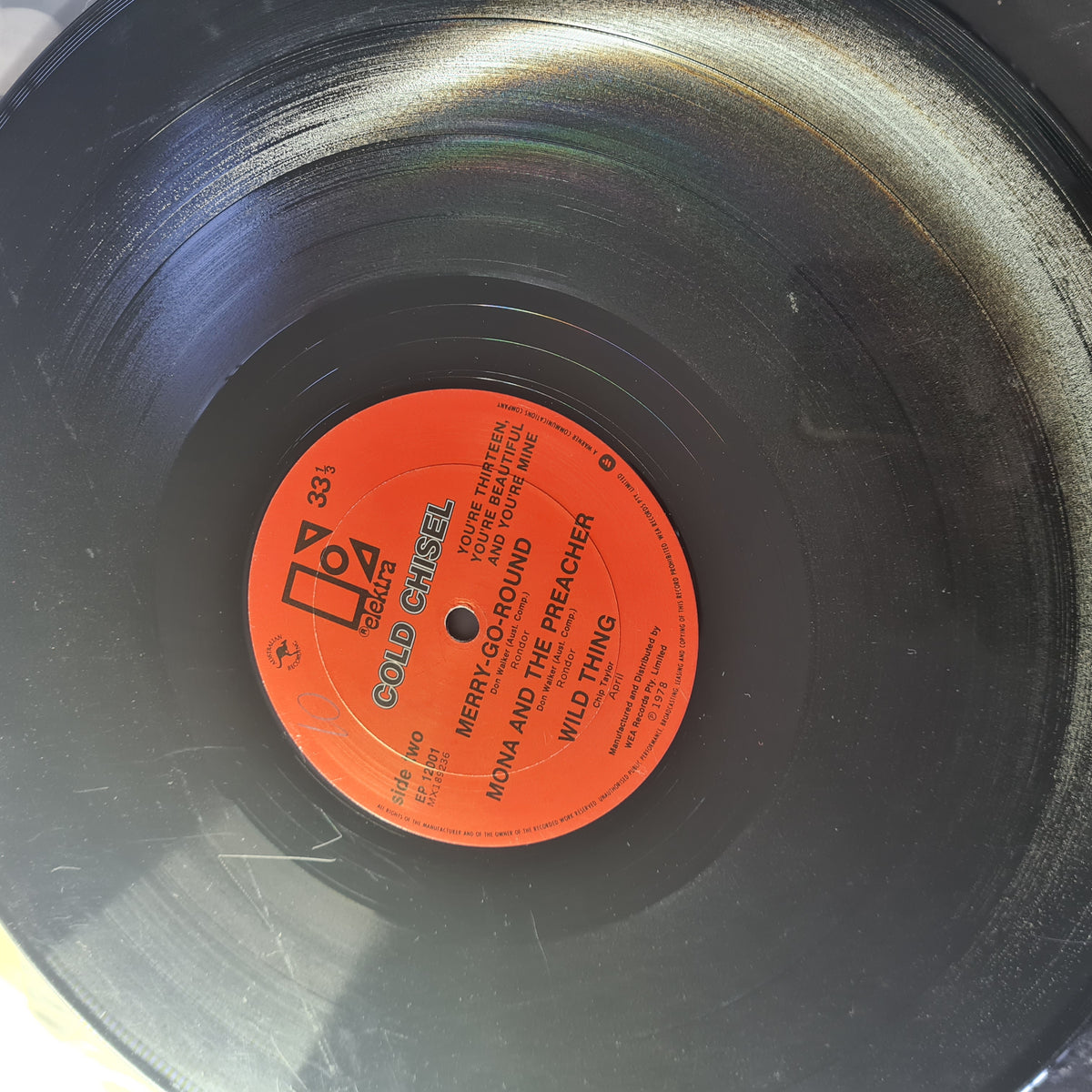 Cold Chisel – You're Thirteen, You're Beautiful And You're Mine - 1978 - Vinyl Record EP