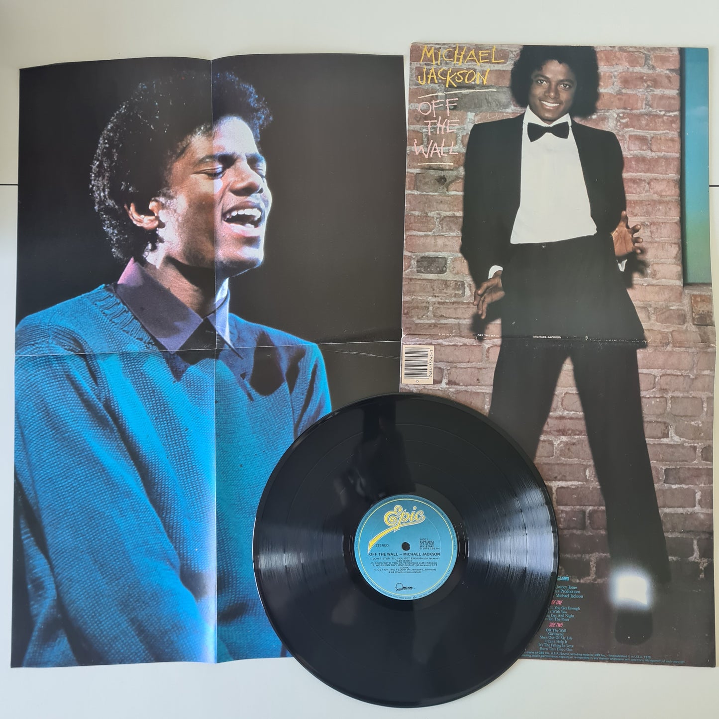 Michael Jackson – Off The Wall - 1979 (First Australian Pressing with RARE original Poster)- Vinyl Record LP