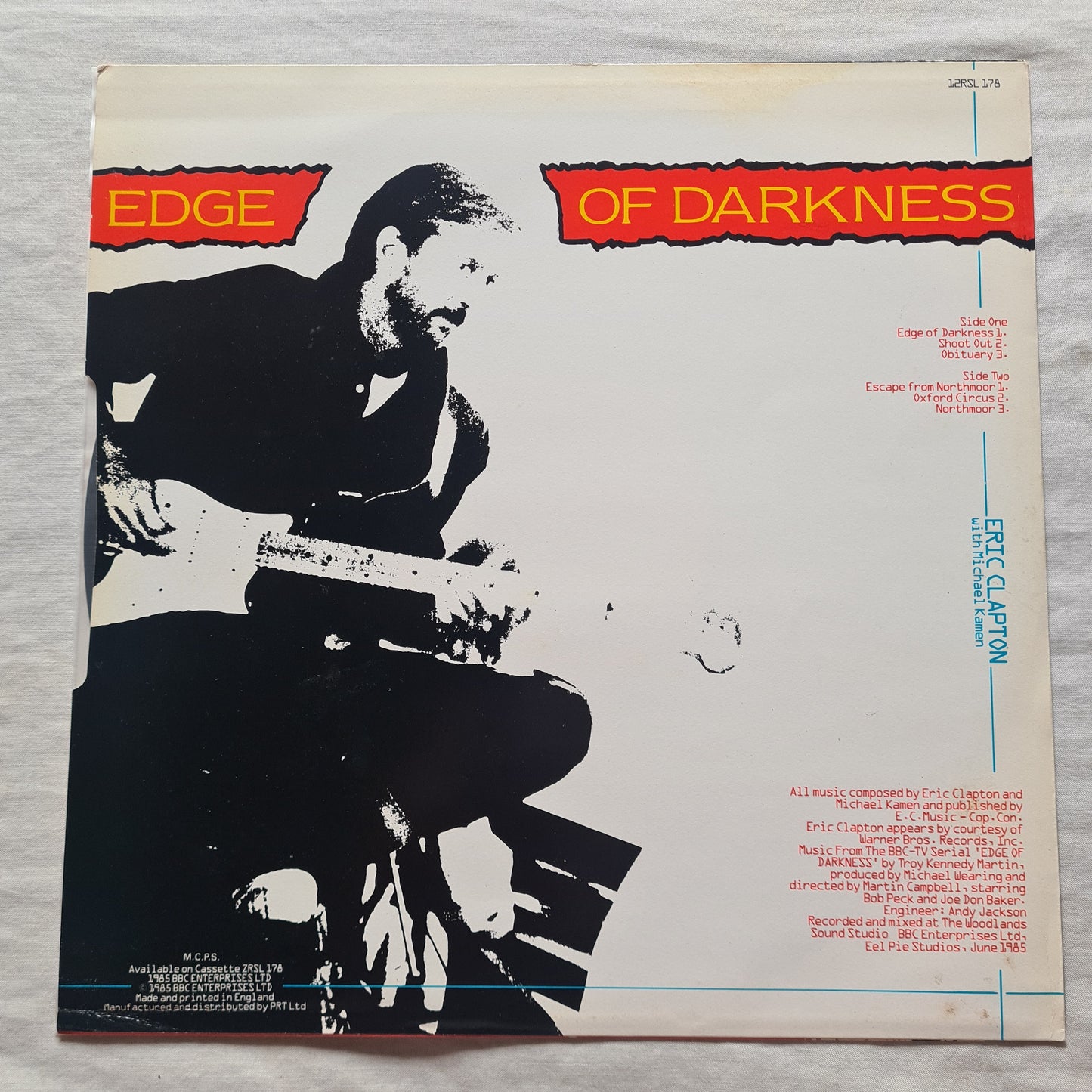 Eric Clapton – Edge Of Darkness - 1985 - Vinyl Record LP