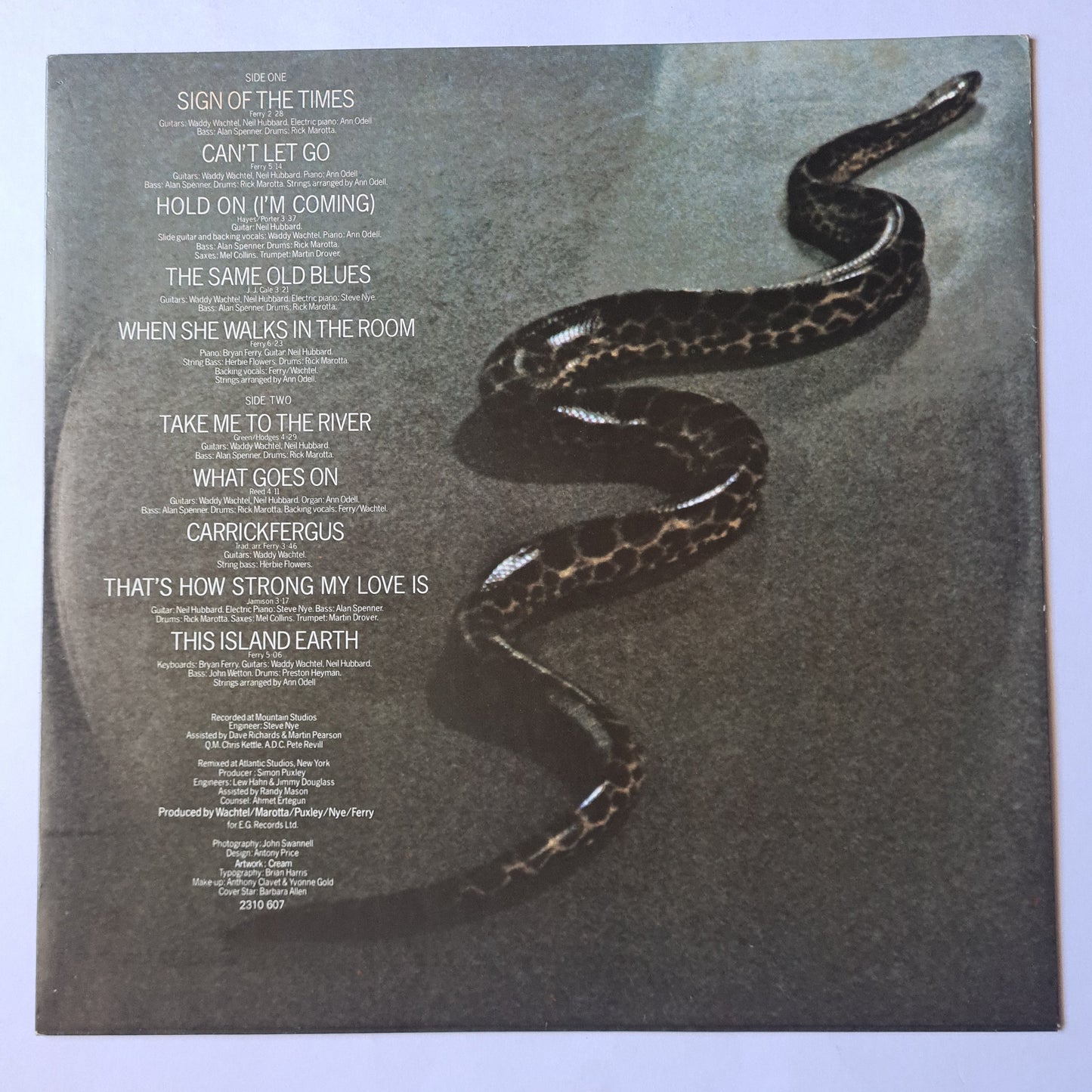 Bryan Ferry – The Bride Stripped Bare - 1978 (Gatefold) - Vinyl Record LP