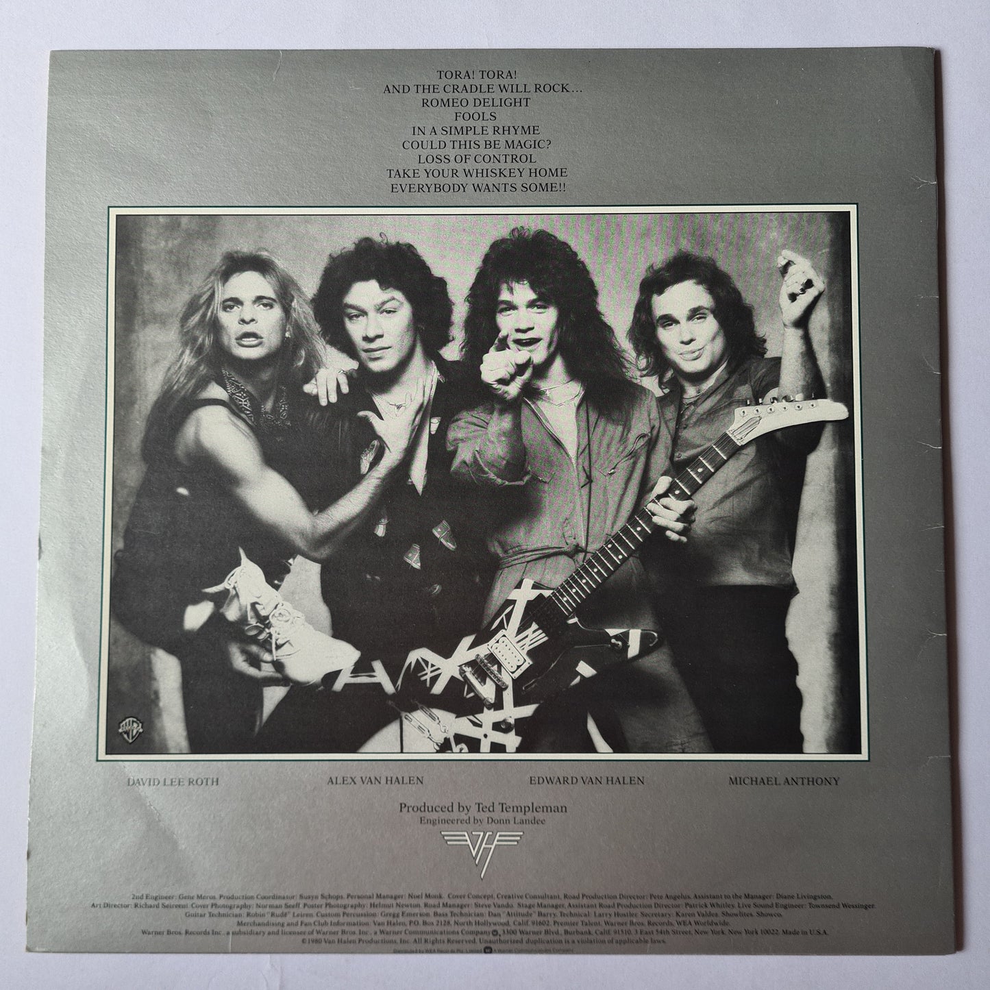 Van Halen – Women & Children First - 1980 - Vinyl Record LP