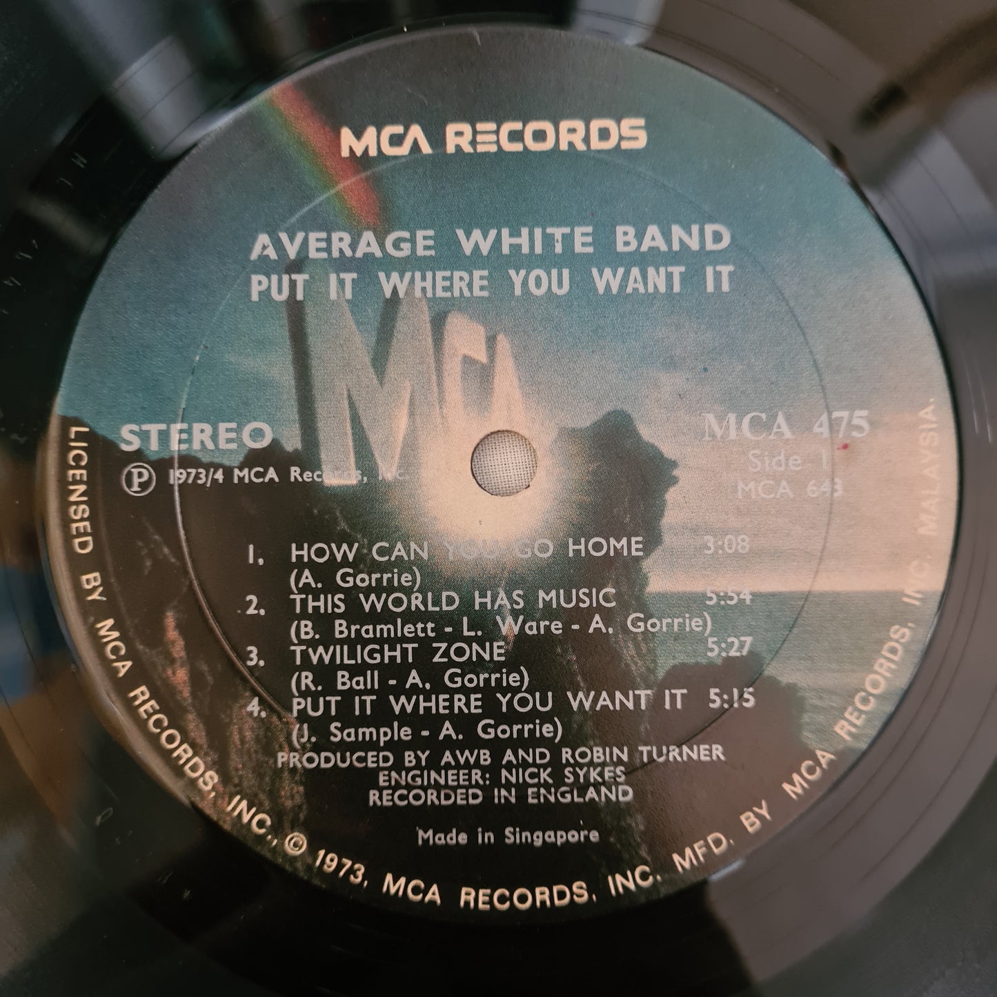 Average White Band – Put It Where You Want It - 1975 - Vinyl Record LP