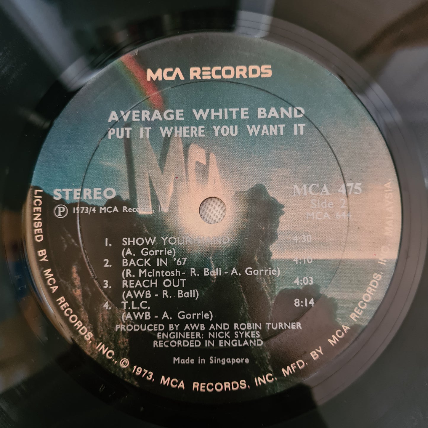 Average White Band – Put It Where You Want It - 1975 - Vinyl Record LP - Sound Hound Records