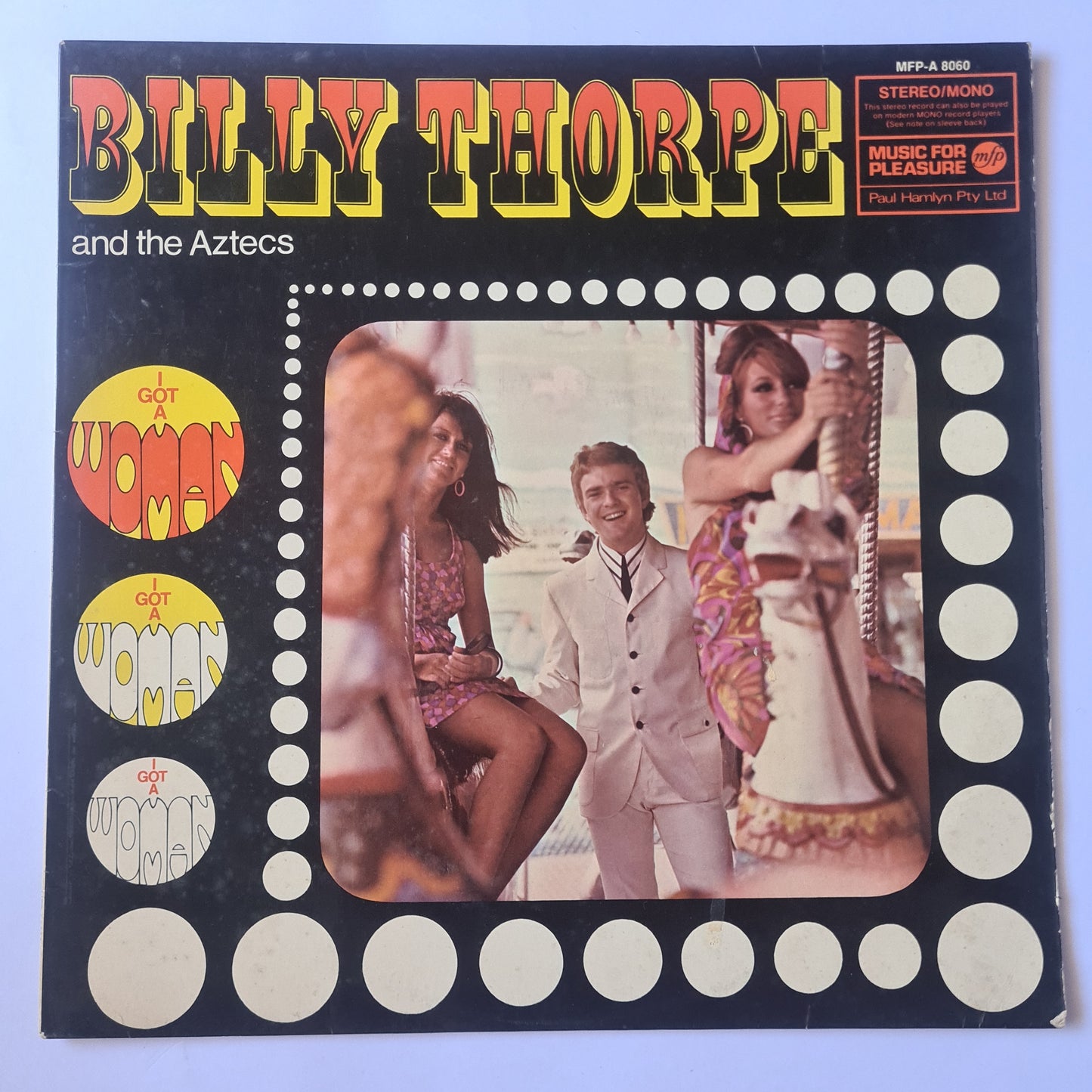 Billy Thorpe & The Aztecs – I Got A Woman - 1968 - Vinyl Record LP - Sound Hound Records