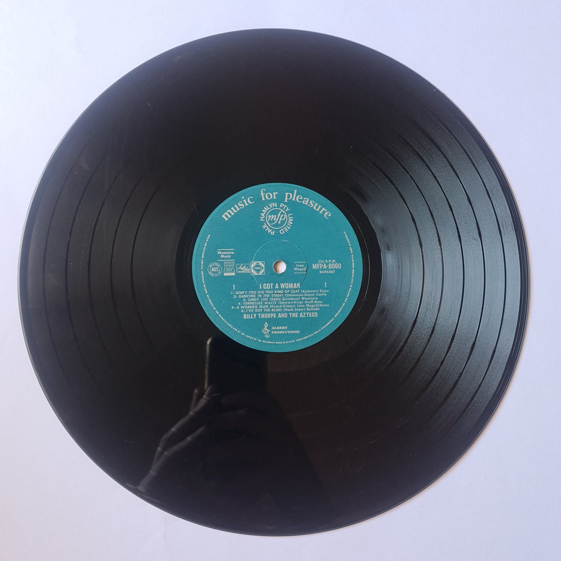 Billy Thorpe & The Aztecs – I Got A Woman - 1968 - Vinyl Record LP - Sound Hound Records
