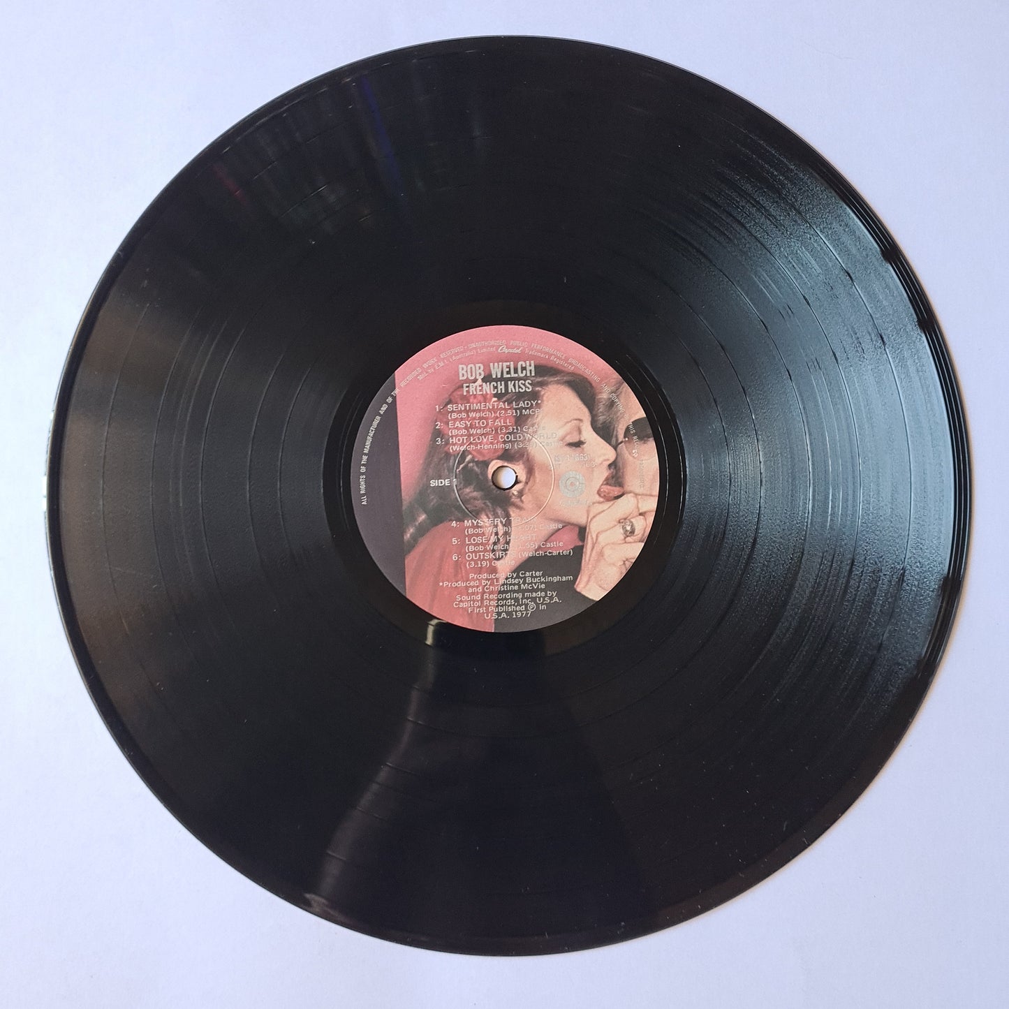 Bob Welch – French Kiss - 1977 - Vinyl Record LP - Sound Hound Records
