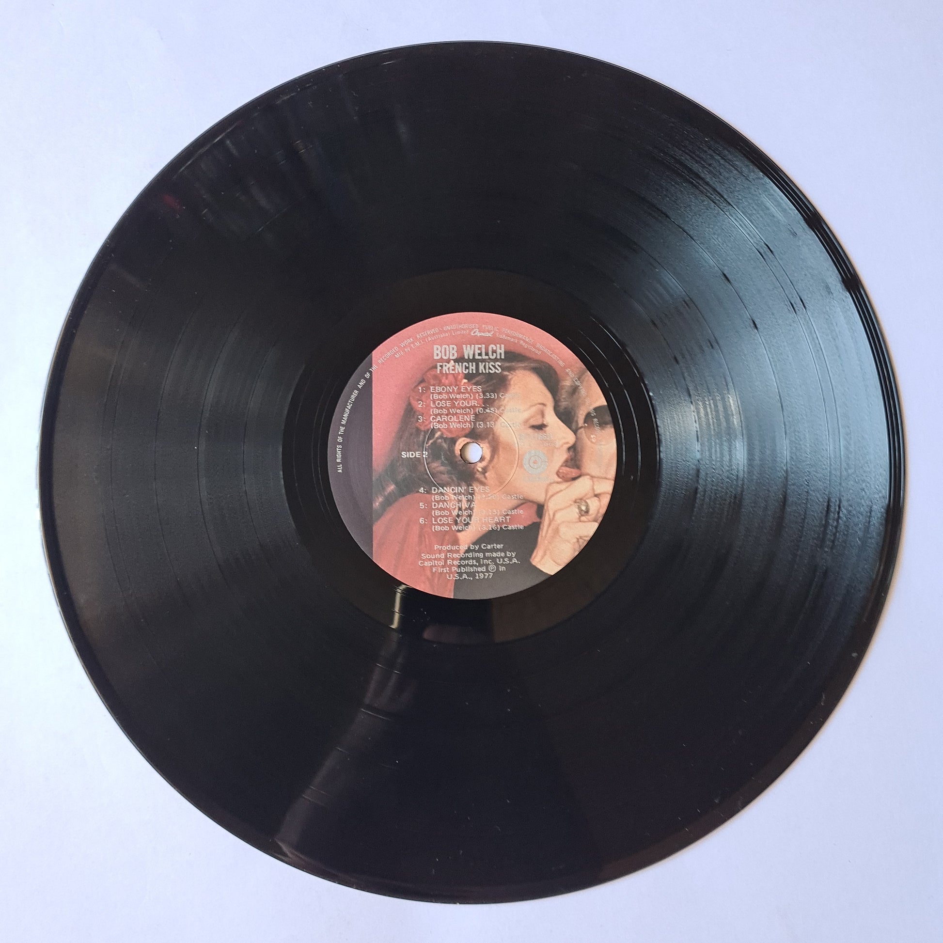 Bob Welch – French Kiss - 1977 - Vinyl Record LP - Sound Hound Records