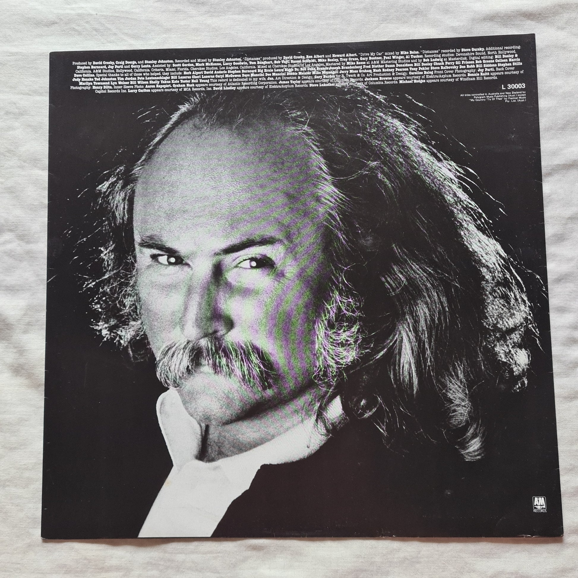 David Crosby – Oh Yes I Can - 1989 - Vinyl Record LP - Sound Hound Records