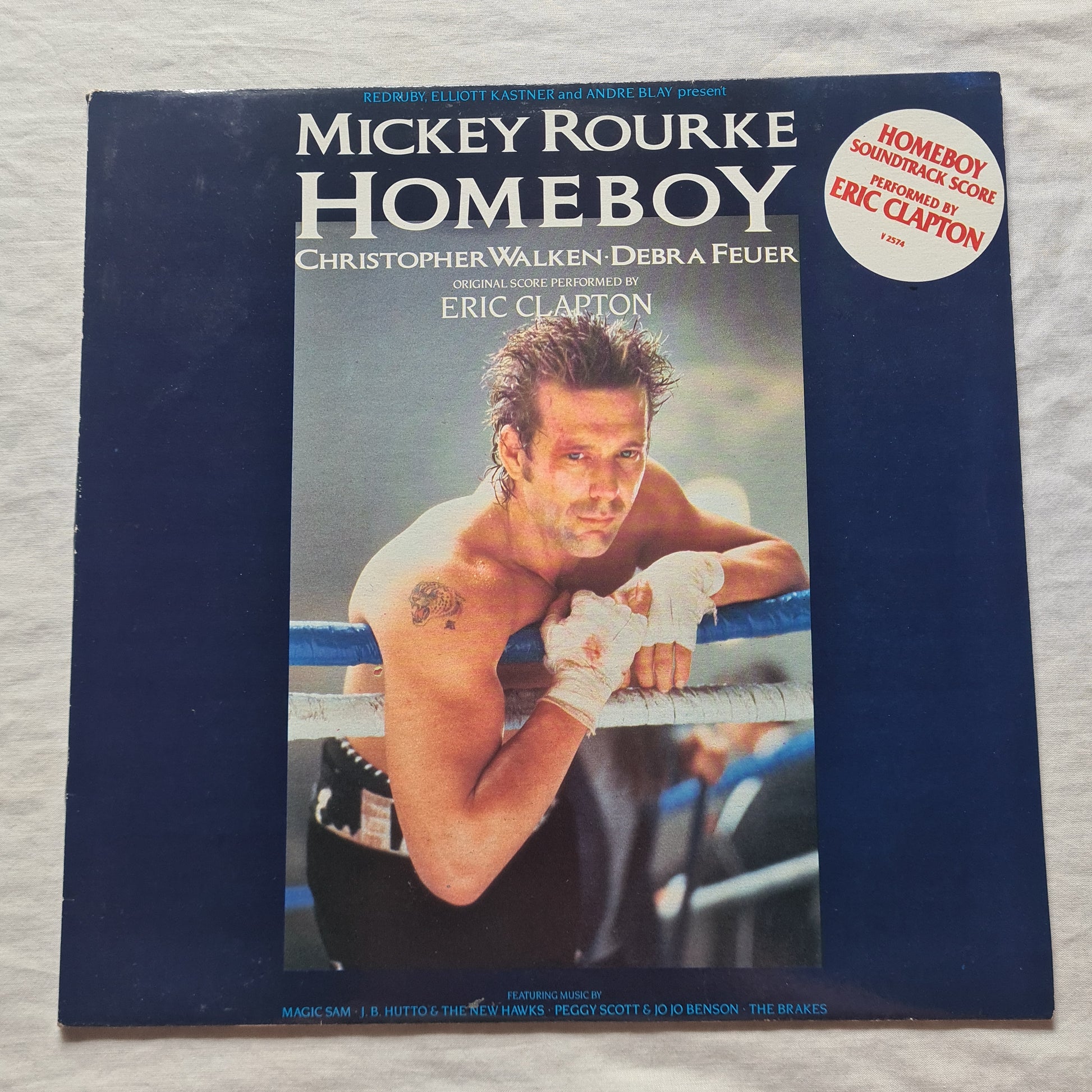 Eric Clapton – Homeboy (Soundtrack) - 1988 - Vinyl Record LP - Sound Hound Records