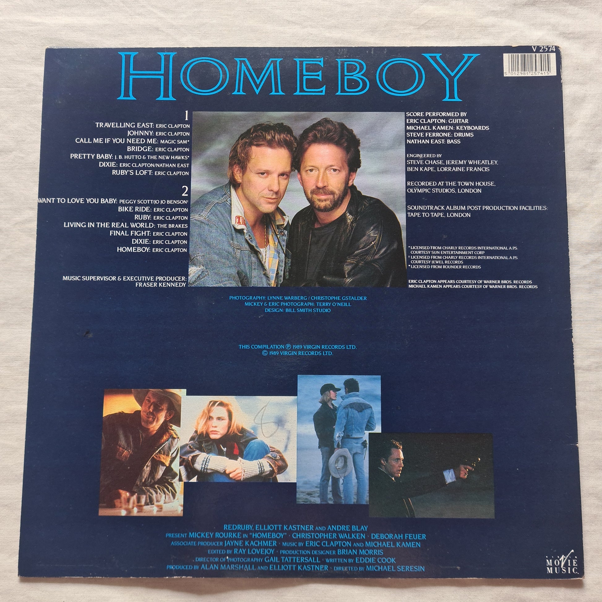 Eric Clapton – Homeboy (Soundtrack) - 1988 - Vinyl Record LP - Sound Hound Records