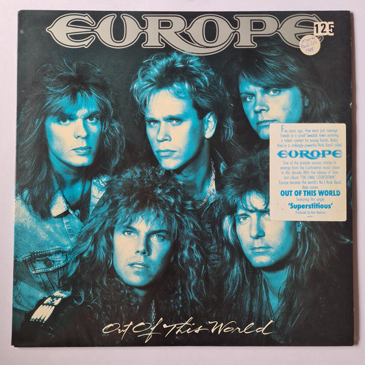 Europe – Out Of This World - 1988 - Vinyl Record LP - Sound Hound Records