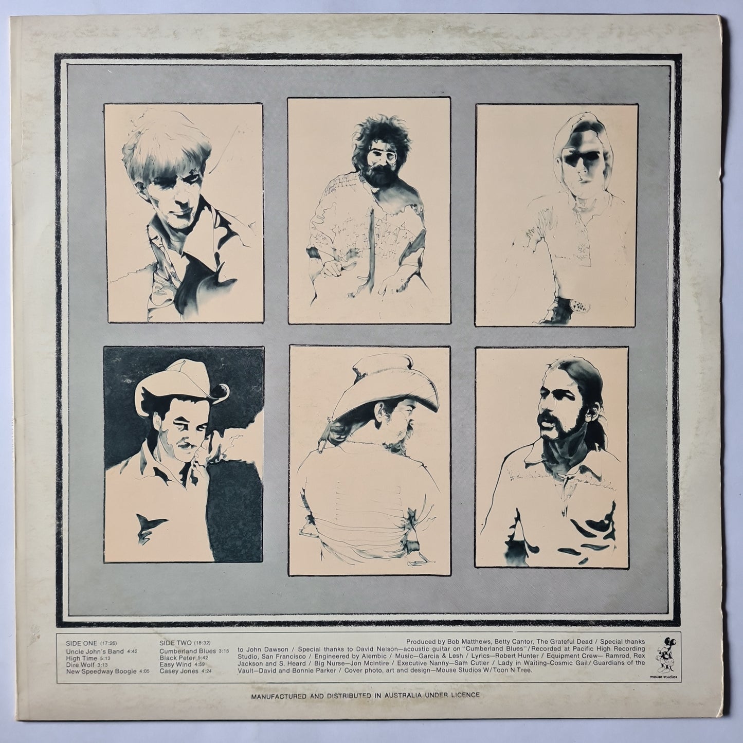Grateful Dead – Workingman's Dead - 1975 - Vinyl Record LP - Sound Hound Records