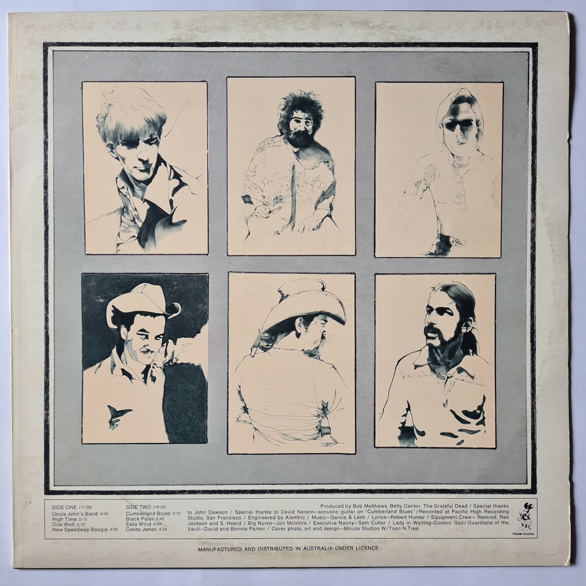 Grateful Dead – Workingman's Dead - 1975 - Vinyl Record LP - Sound Hound Records