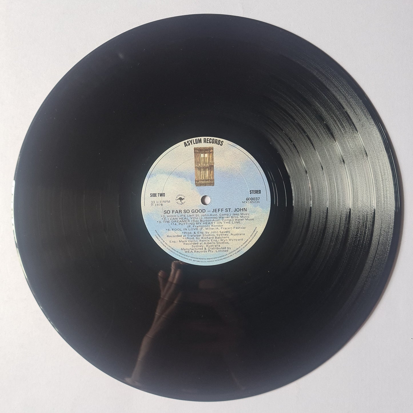 Jeff St John – So Far So Good  - 1978 (Gatefold) - Vinyl Record LP - Sound Hound Records