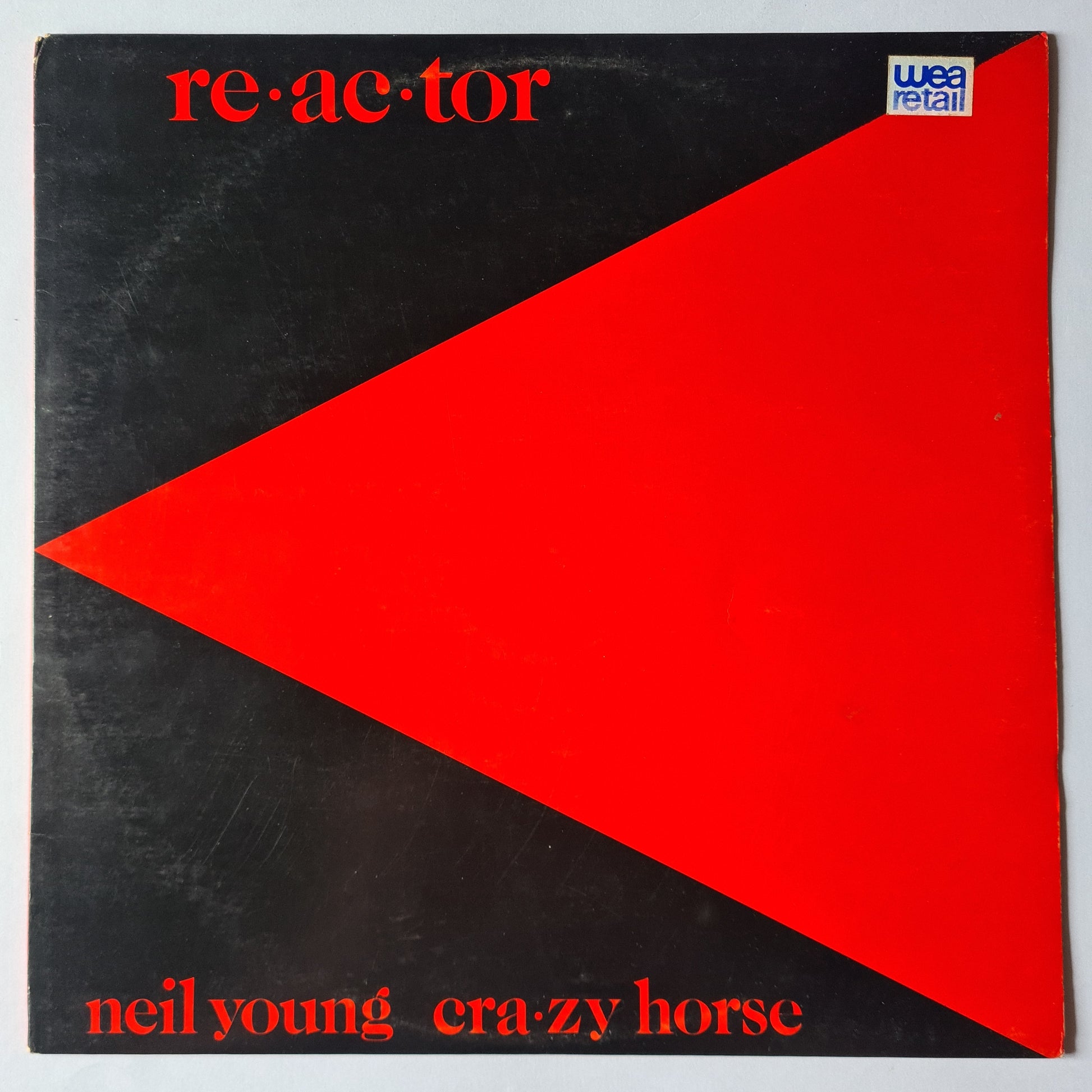 Neil Young & Crazy Horse – Re.ac.tor - 1981 - Vinyl Record LP - Sound Hound Records