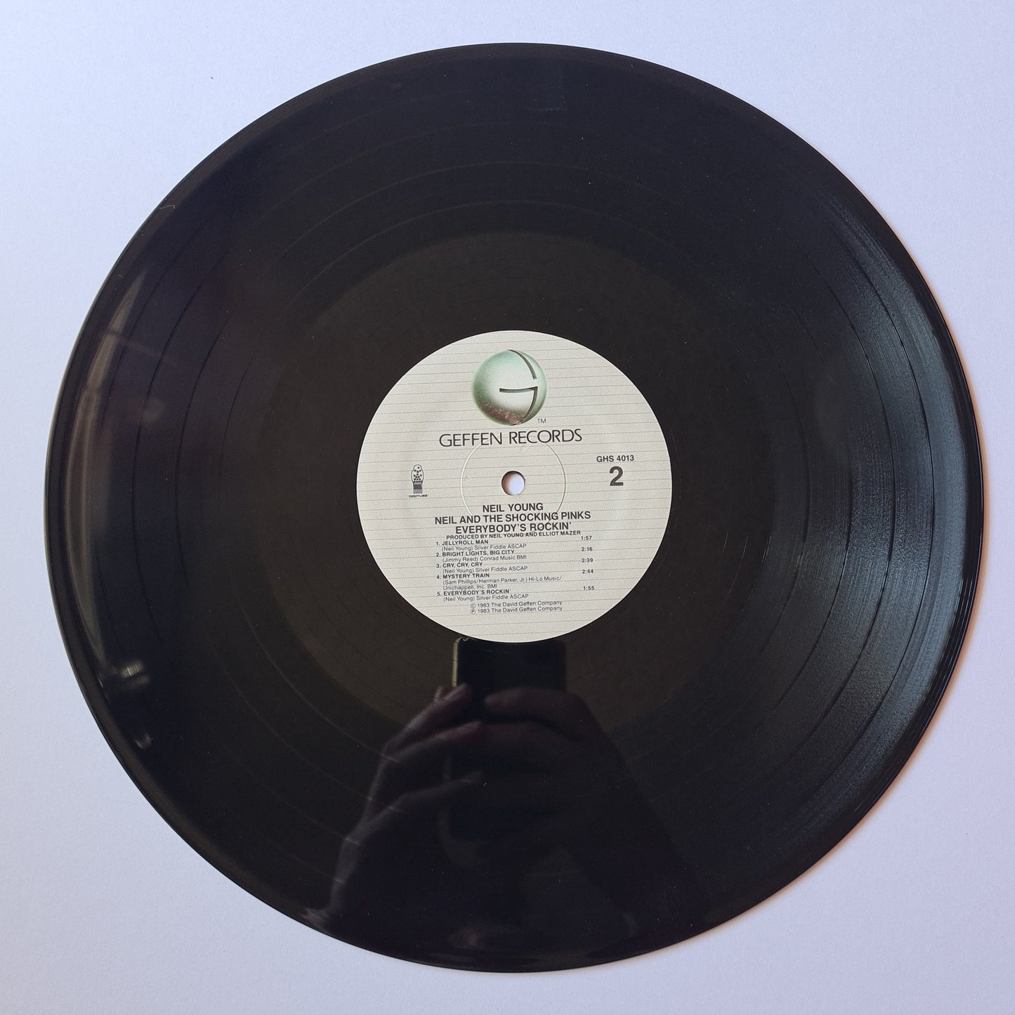 Neil Young – Everybody's Rockin' - 1983 - Vinyl Record LP - Sound Hound Records