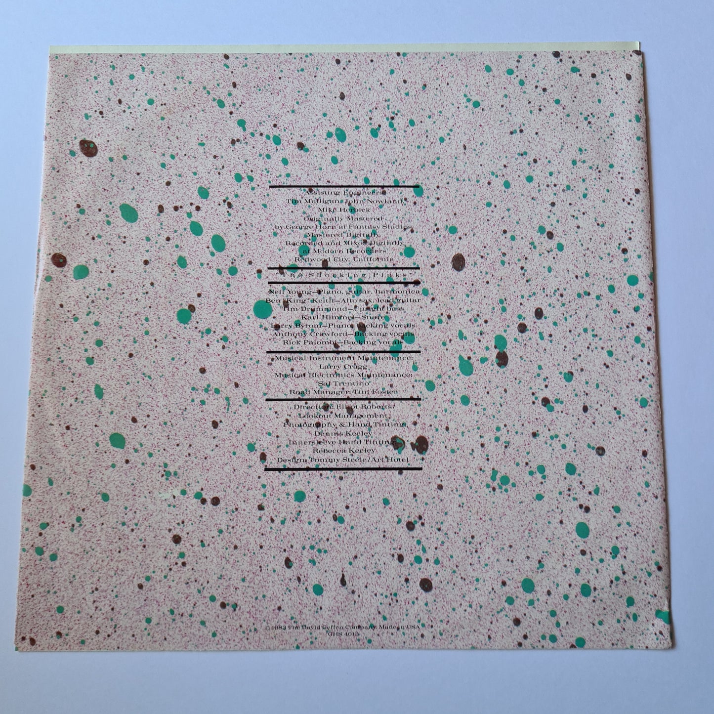 Neil Young – Everybody's Rockin' - 1983 - Vinyl Record LP - Sound Hound Records